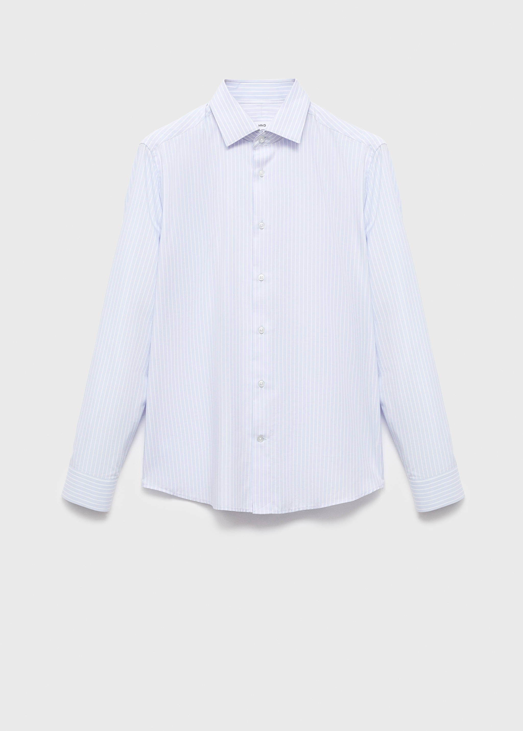 Chemise 100 % coton rayures slim-fit - Article sans modèle
