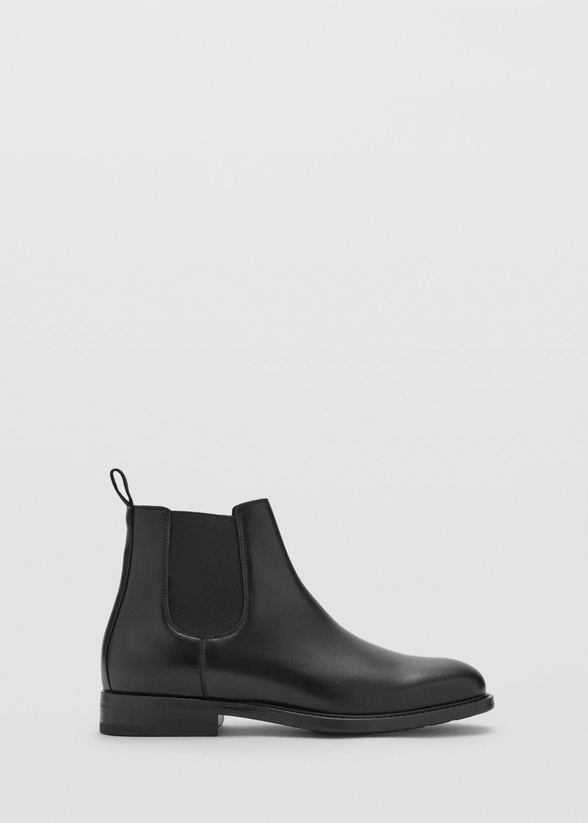 Polished leather chelsea boots - Article without model