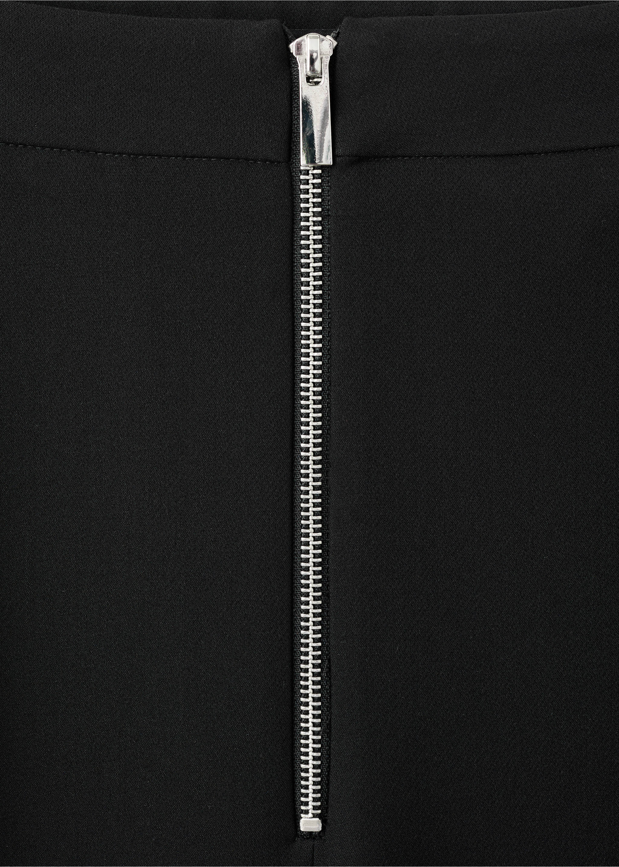 Брюки со складками и молнией - Деталь изделия 8, Черный. Ref: 17066002-00.