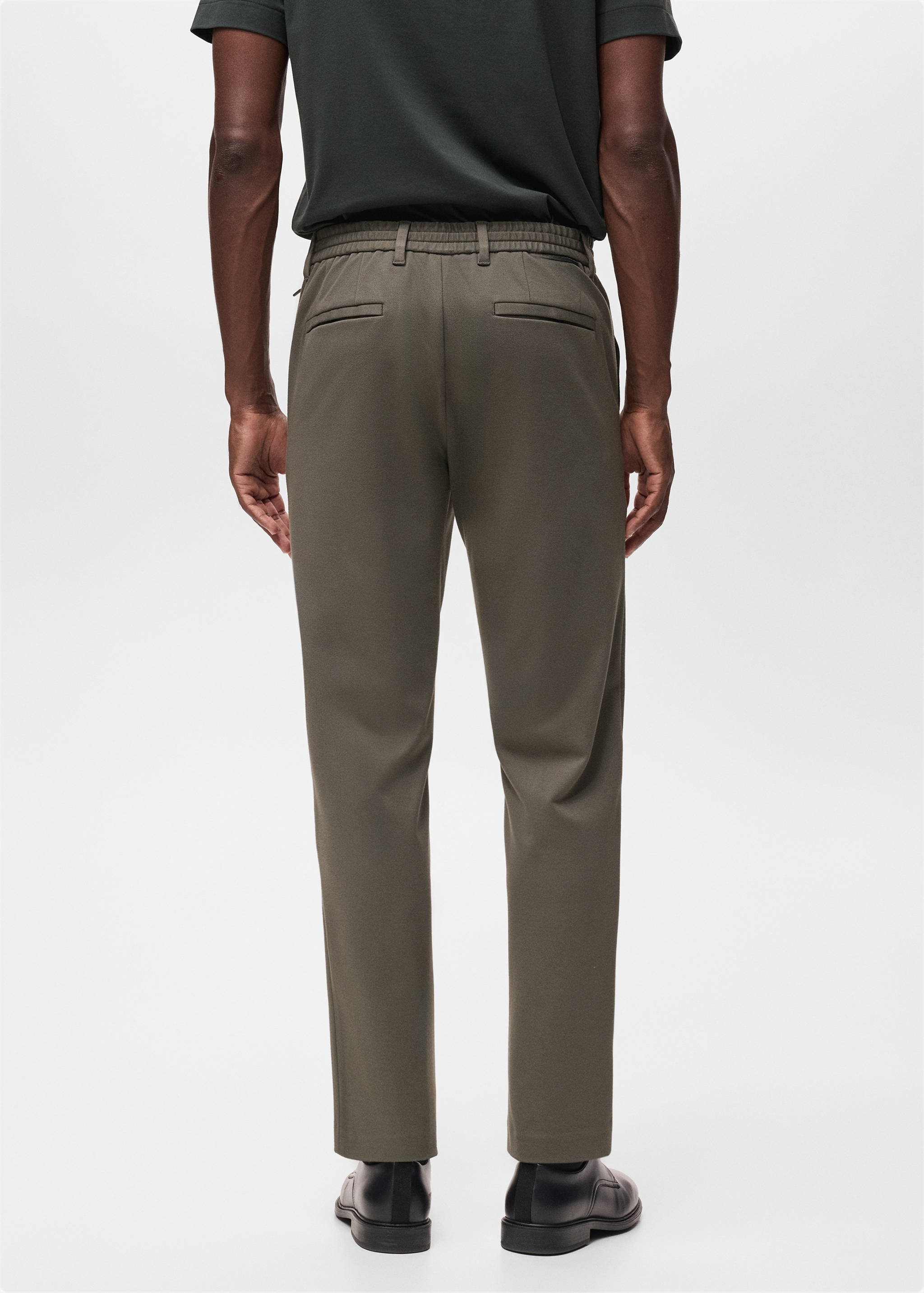 Pantalón slim fit comfort stretch cordón - Reverso del artículo
