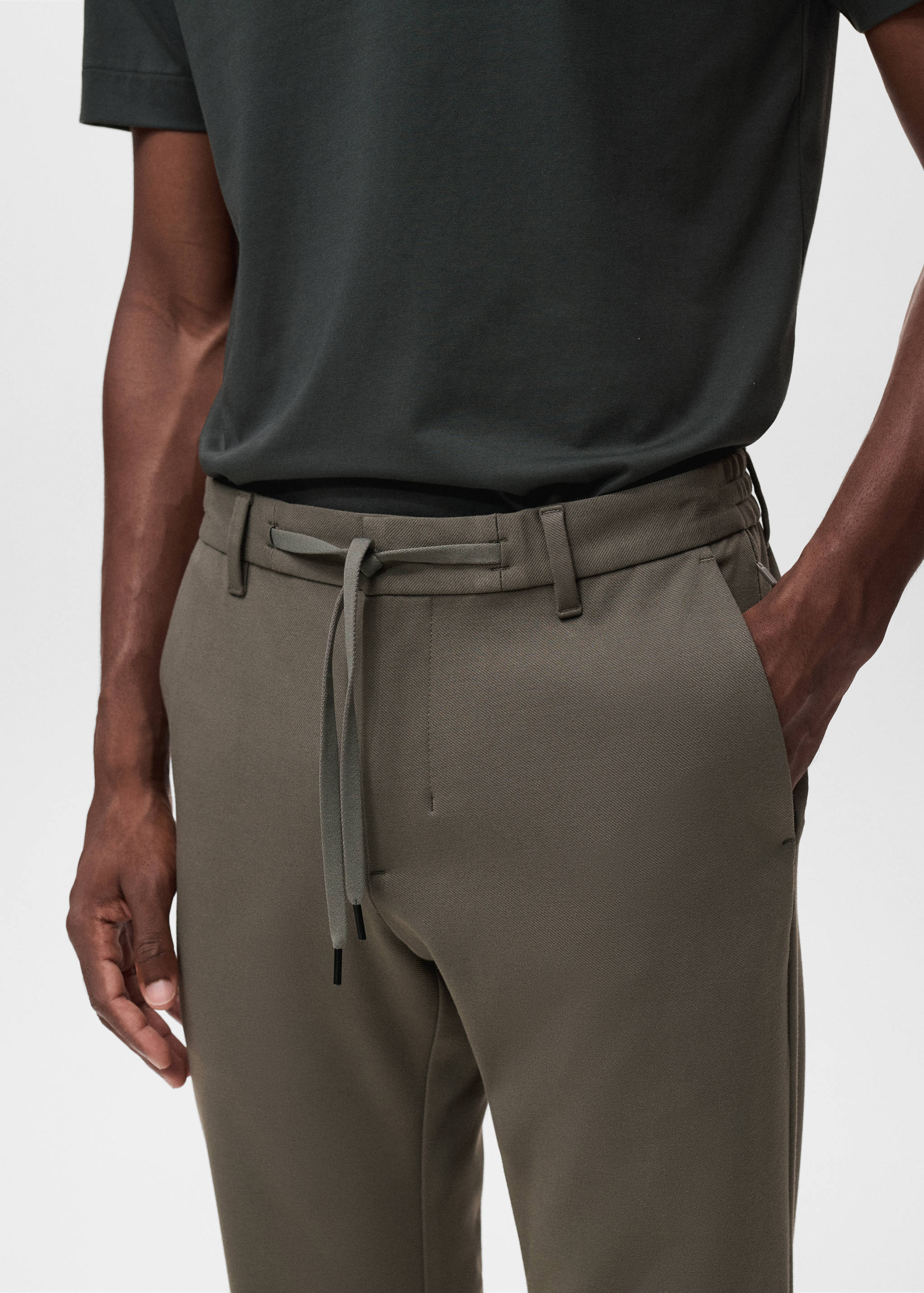 Pantalón slim fit comfort stretch cordón - Detalle del artículo 1