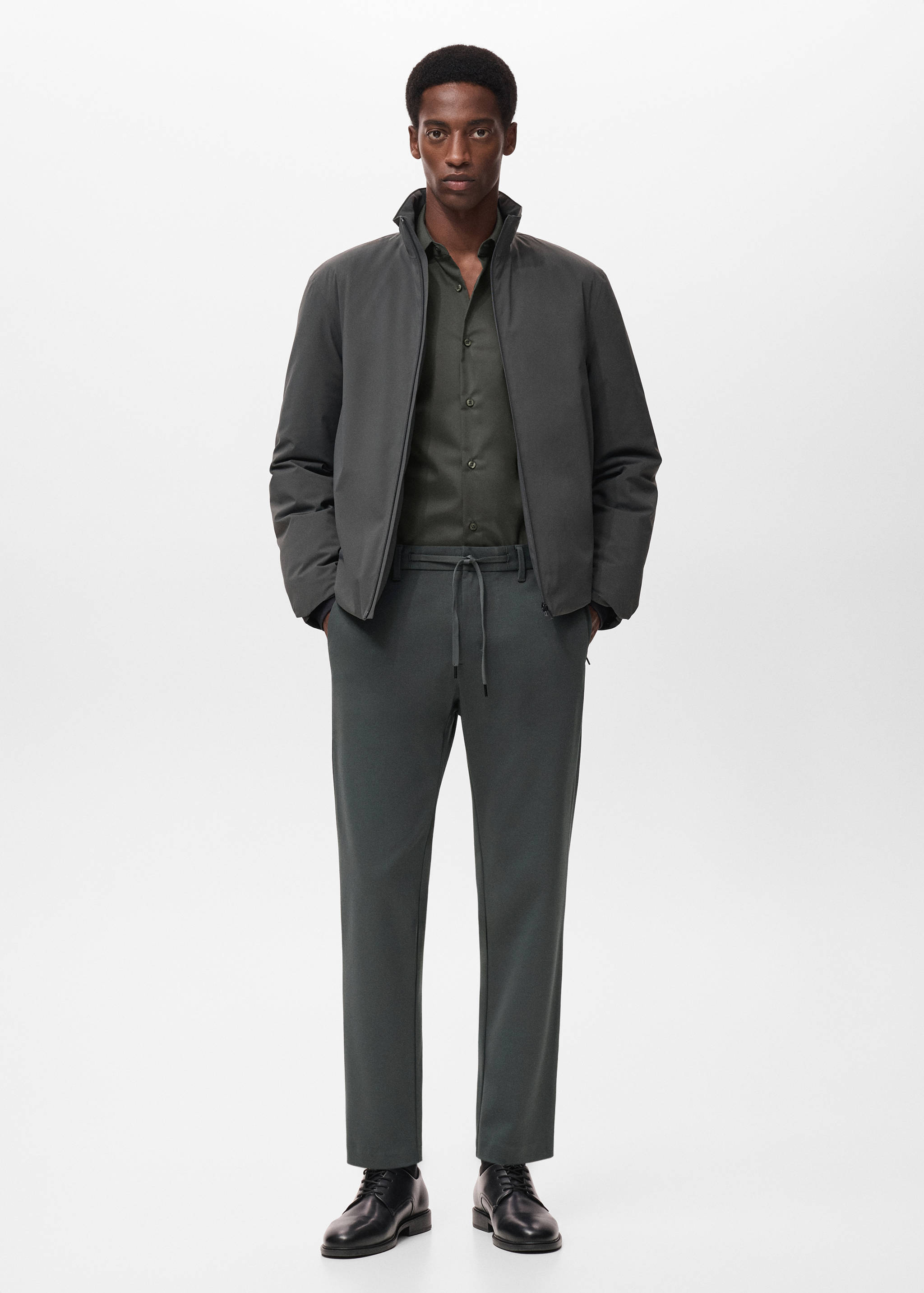 Pantalón slim fit comfort stretch cordón - Plano general