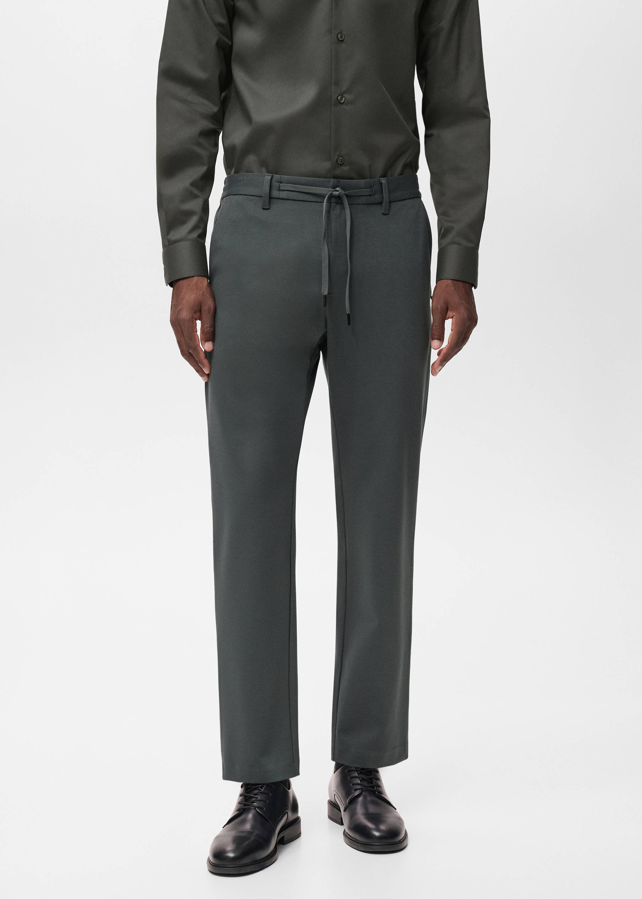 Pantalón slim fit comfort stretch cordón - Plano medio
