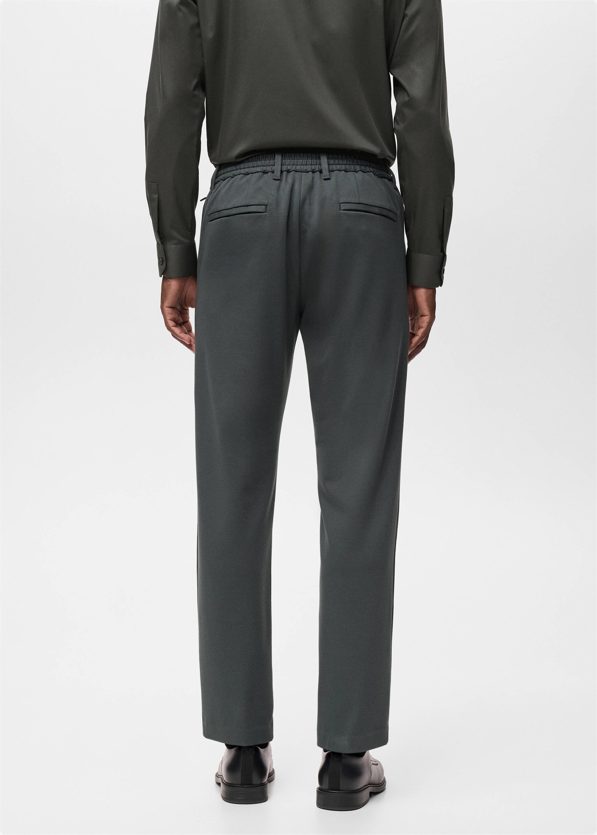 Pantalón slim fit comfort stretch cordón - Reverso del artículo