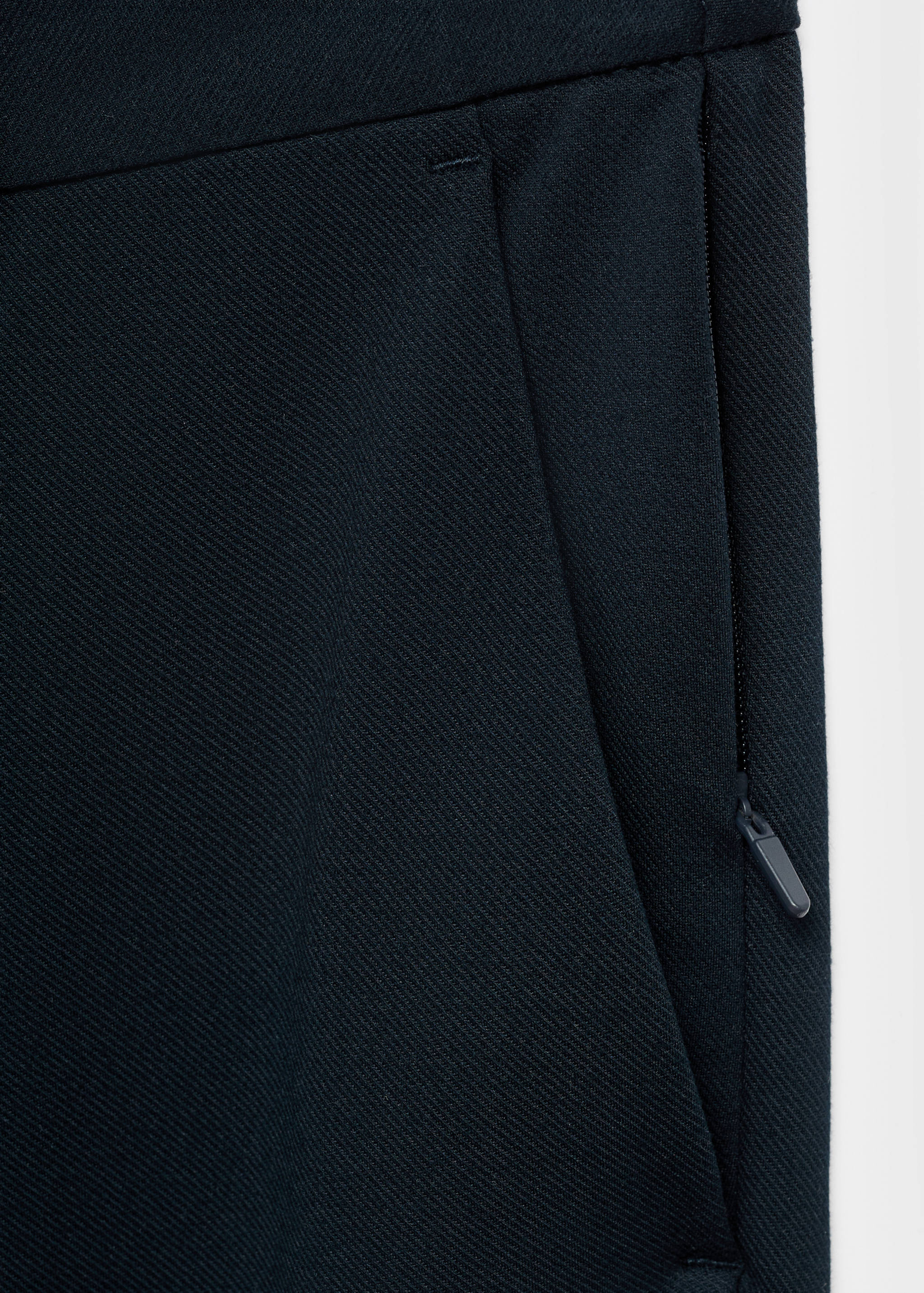 Pantaloni slim fit comfort stretch cu șnur - Detaliu al articolului 0