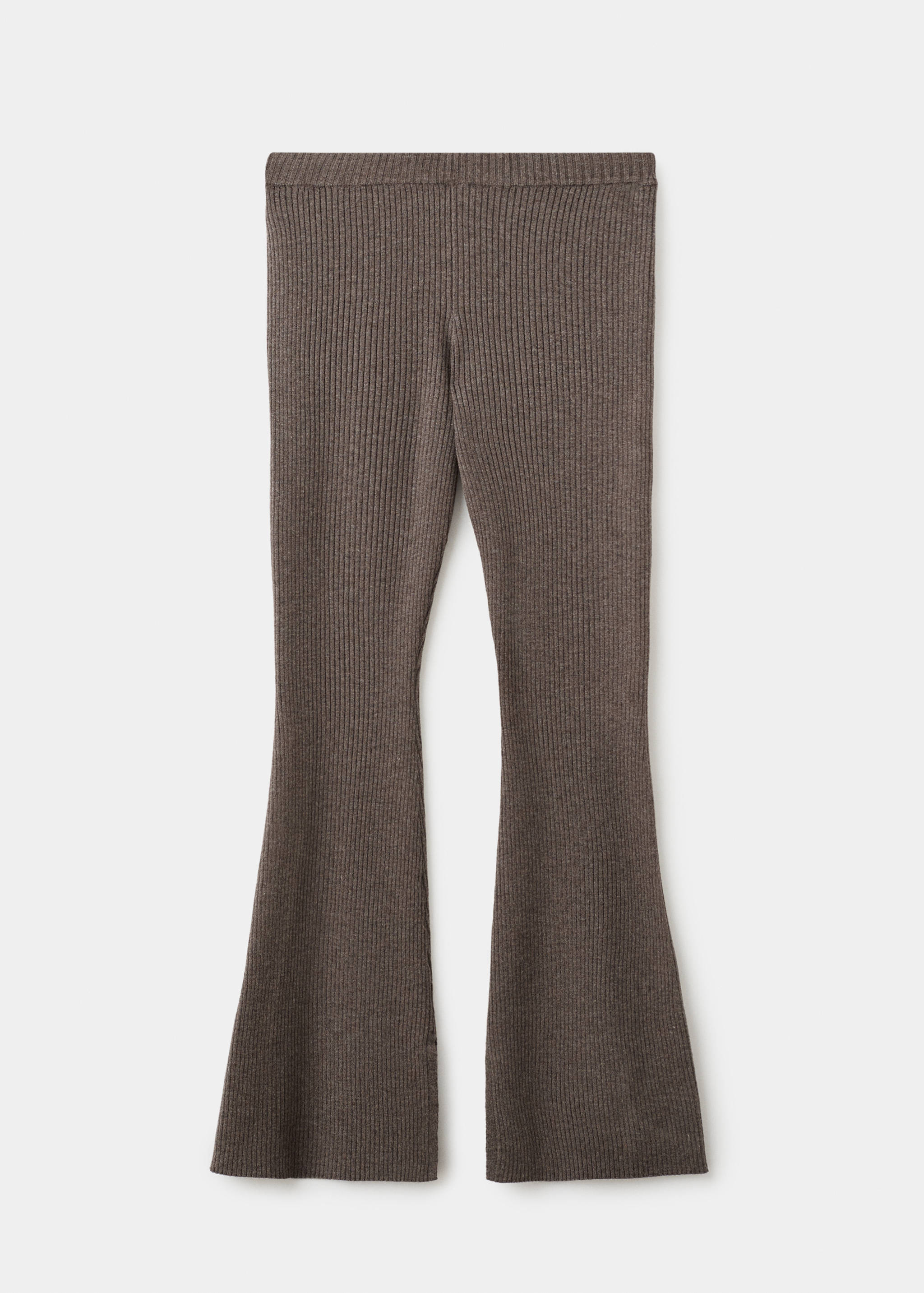 Ribbed flared pants - Article without model