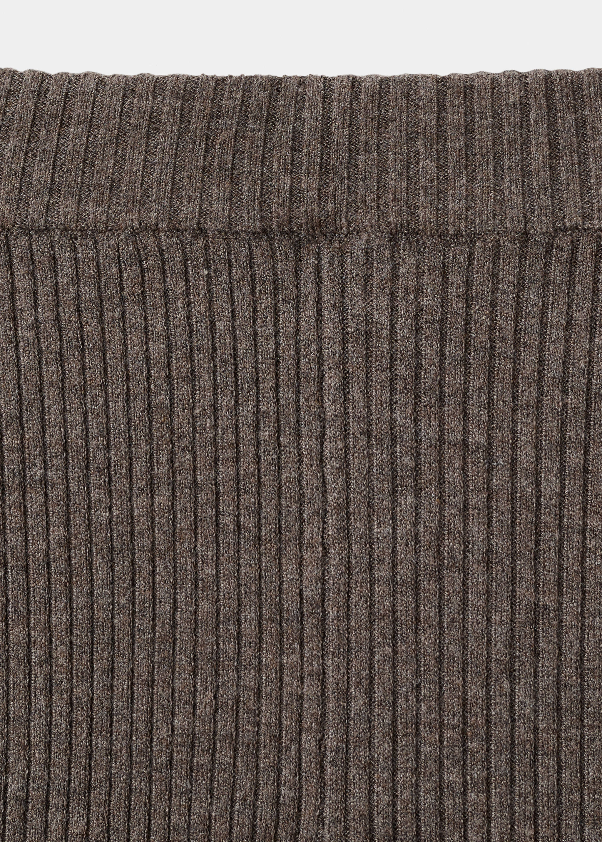 Ribbed flared pants - Details of the article 8