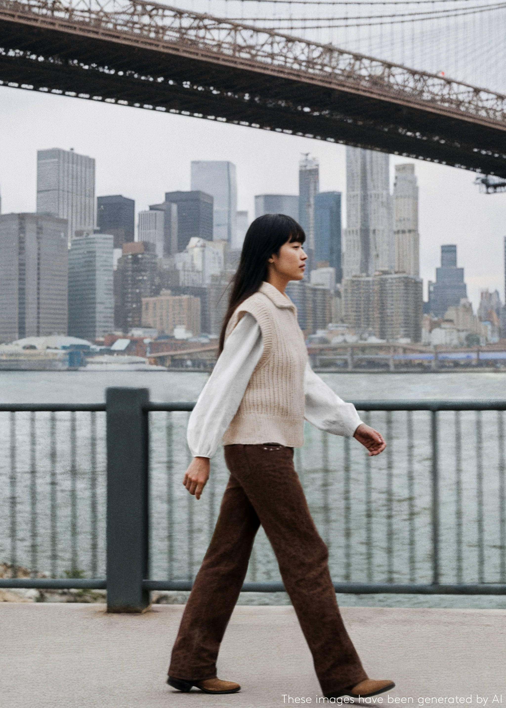 Wide-leg leopard jeans - Details of the article 5