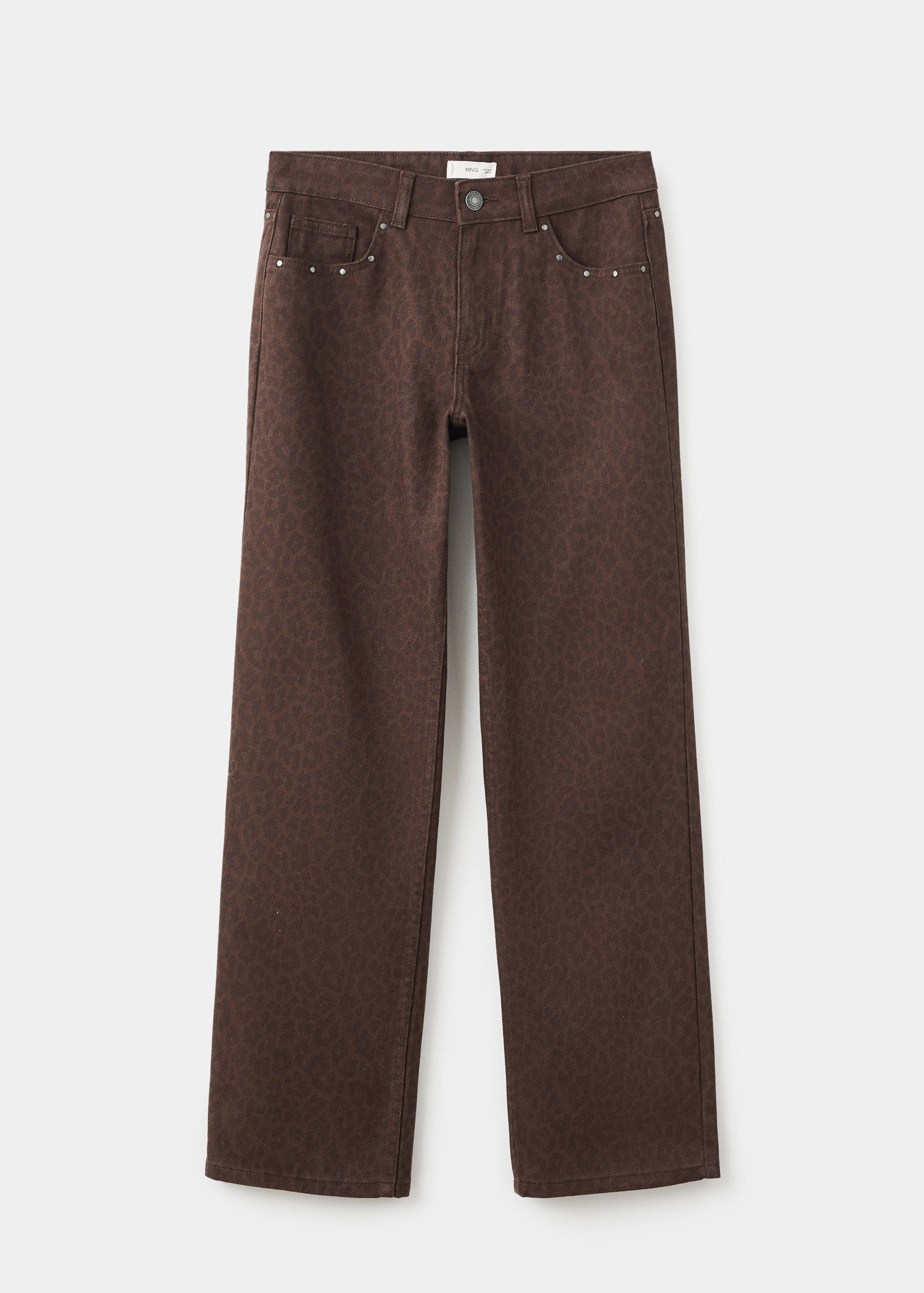 Wide leg leopard jeans - Article without model