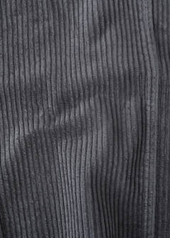 Cotton corduroy trousers — Charcoal 5