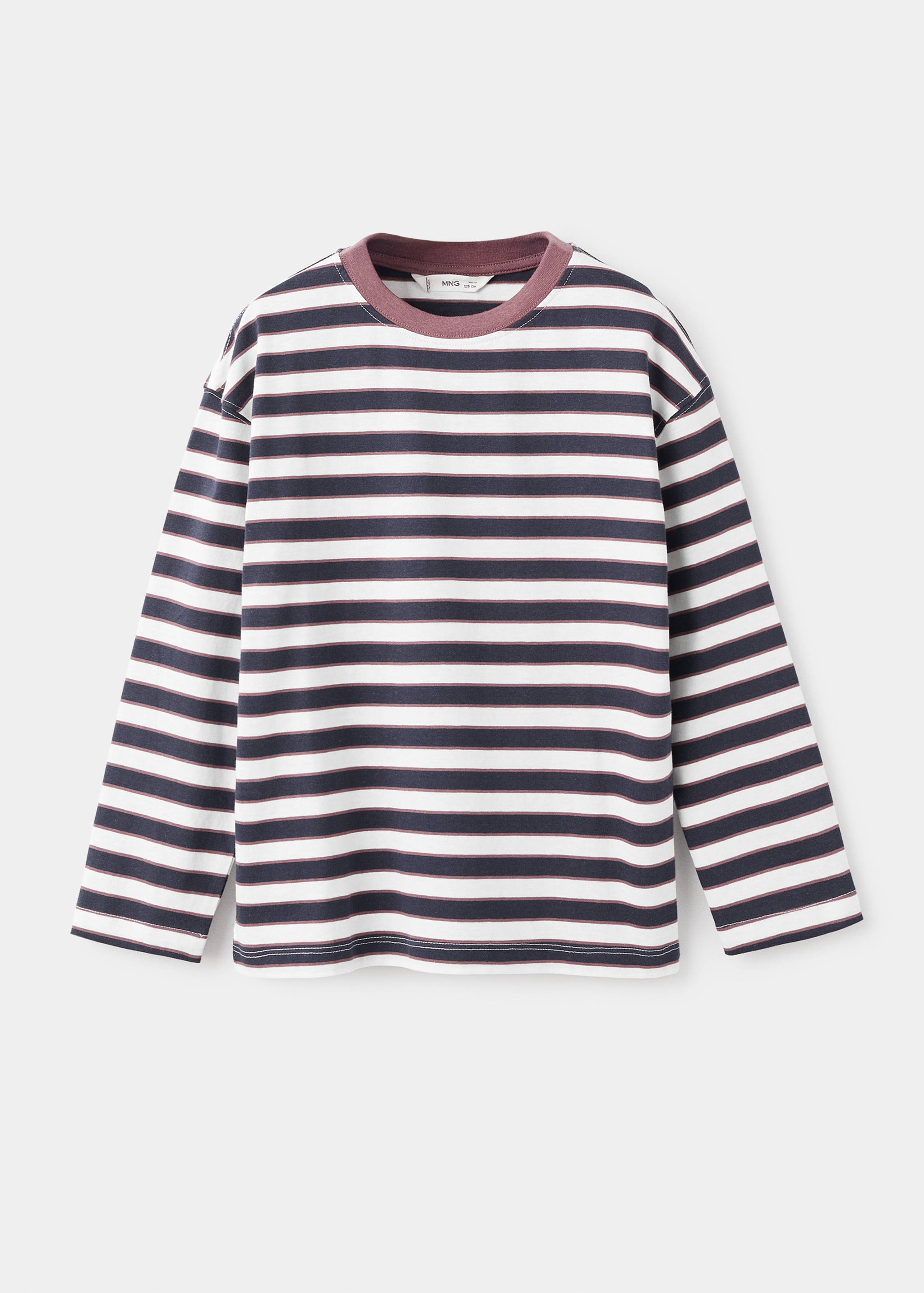 Long-sleeved striped t-shirt - Article without model