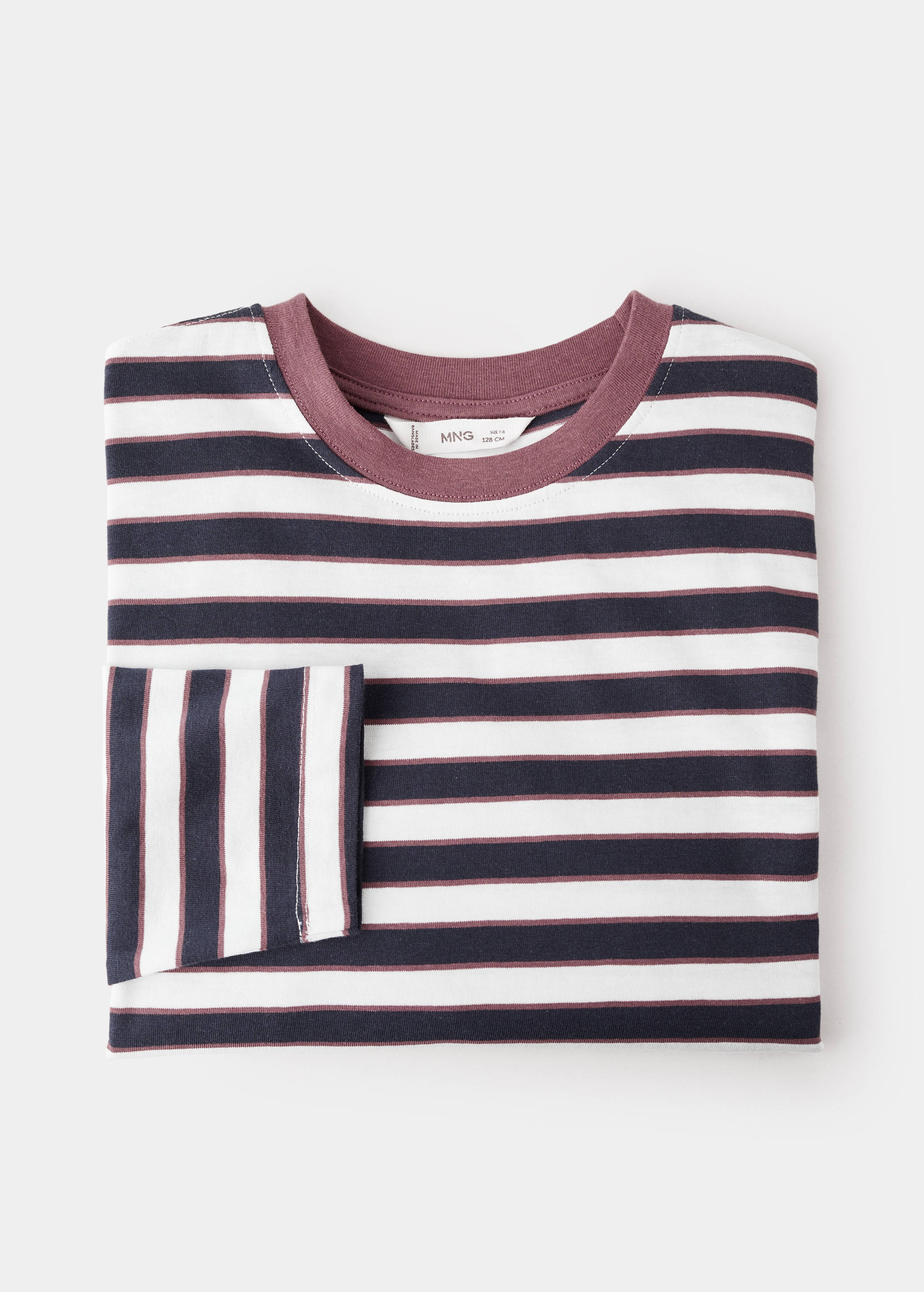 Long-sleeved striped t-shirt - Details of the article 0