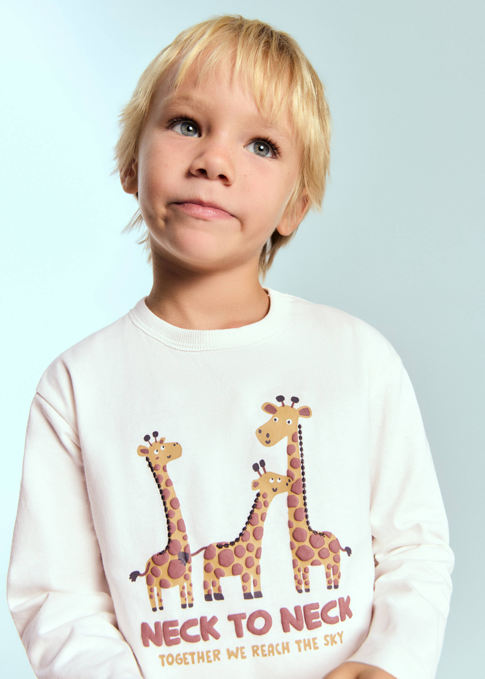 T-shirt imprimé relief - Plan moyen