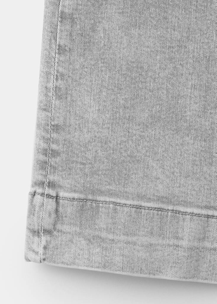 Low-waist studded jeans — Denim Grey