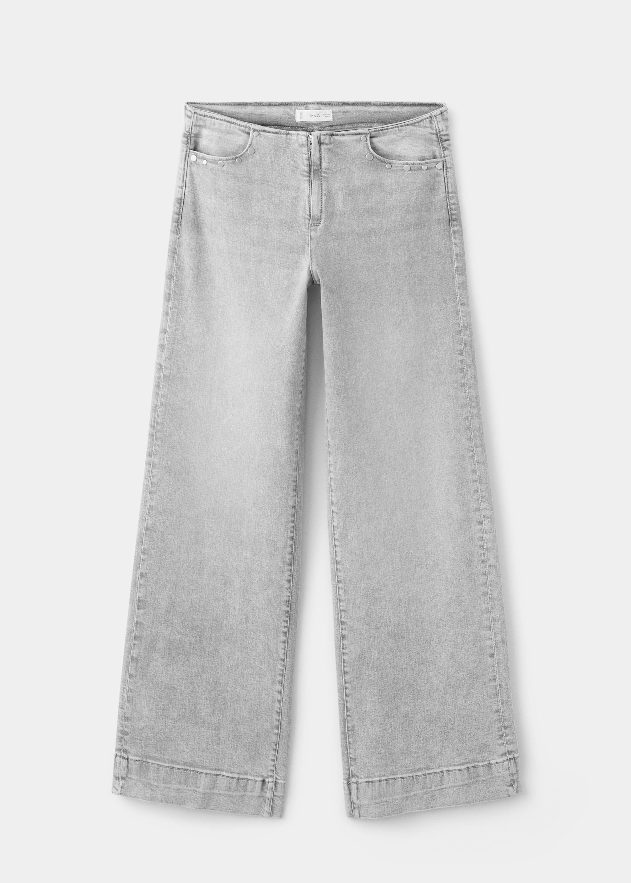 Jean taille basse à clous - Article sans modèle
