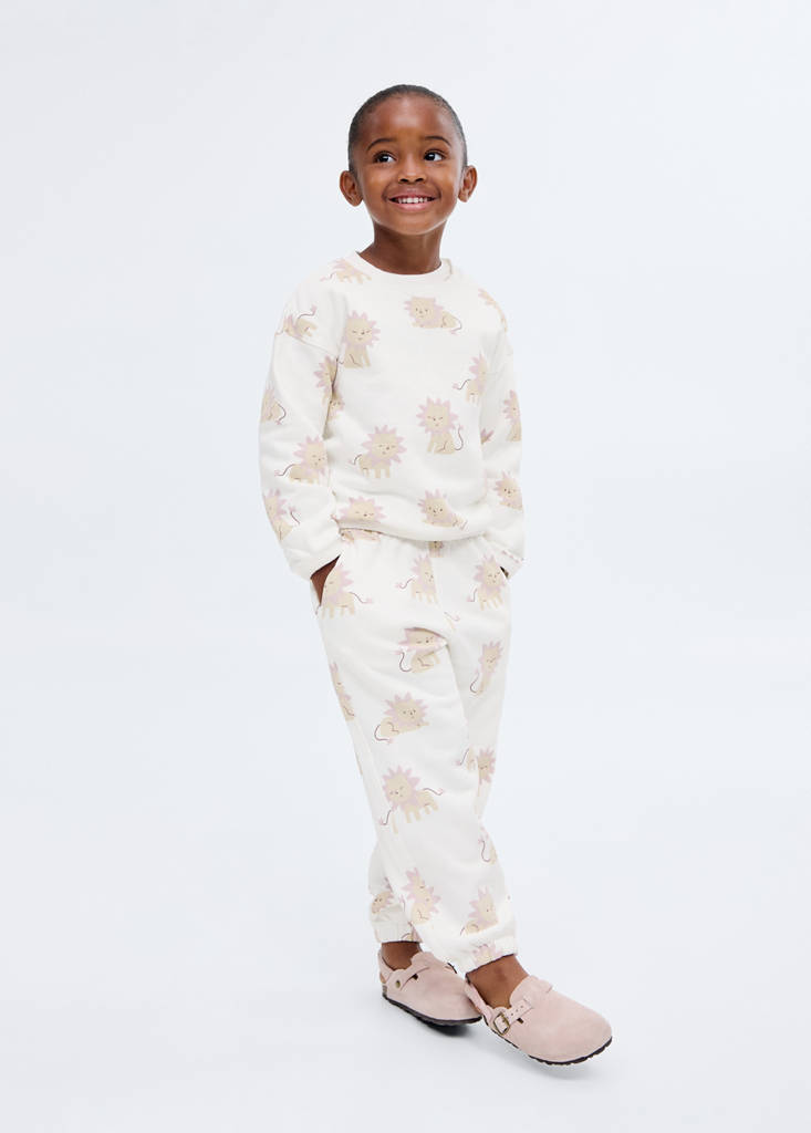 Printed cotton joggers — Off White