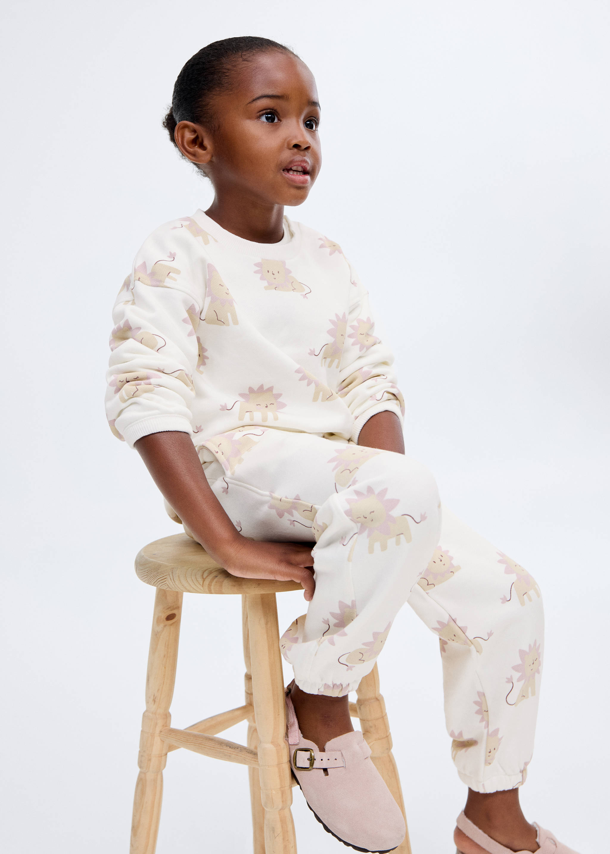 Jogger coton imprimé - Plan moyen