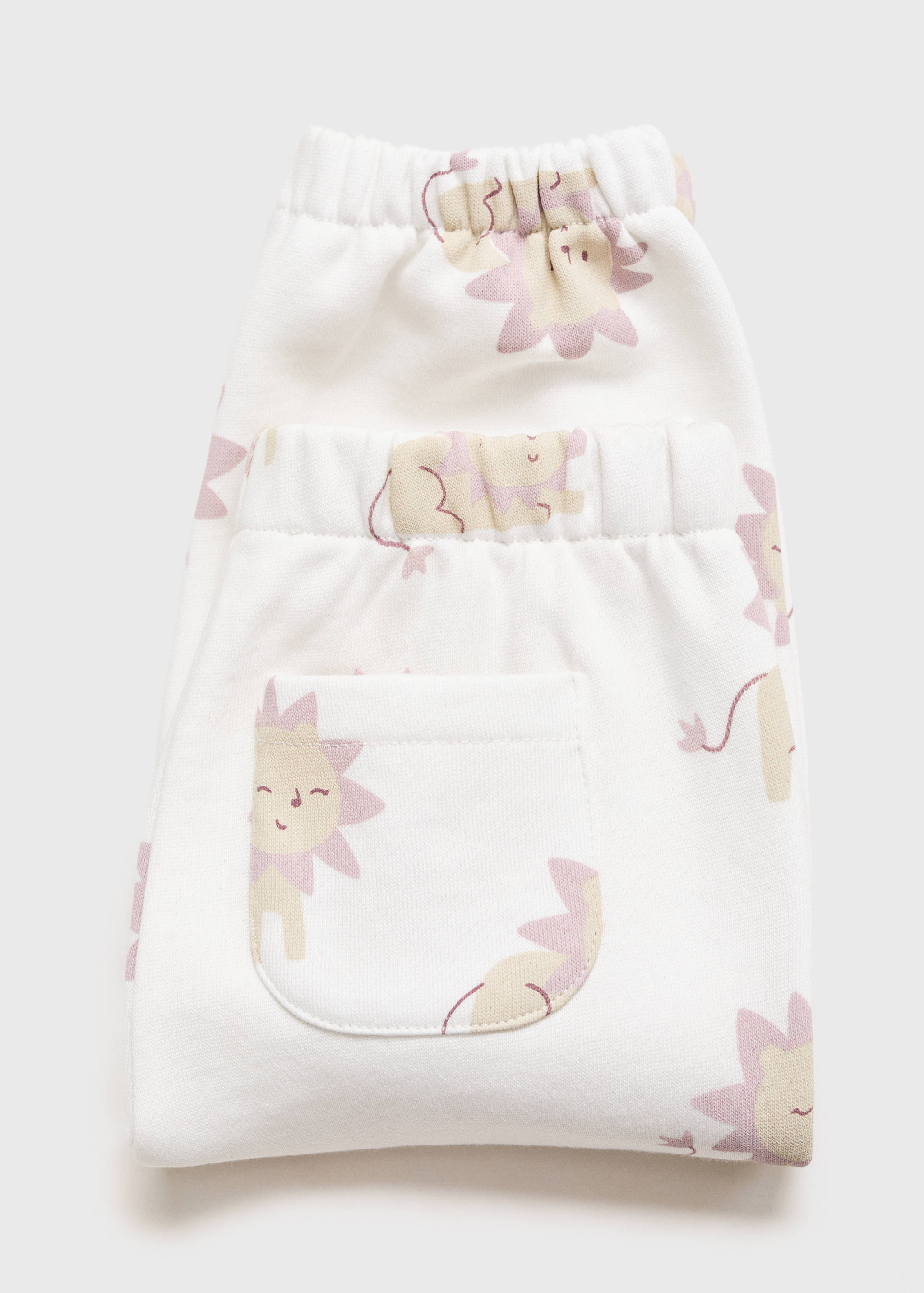 Jogger coton imprimé - Détail de l'article 0