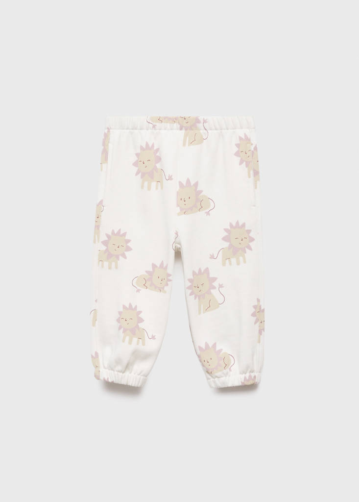 Printed cotton joggers — Off White