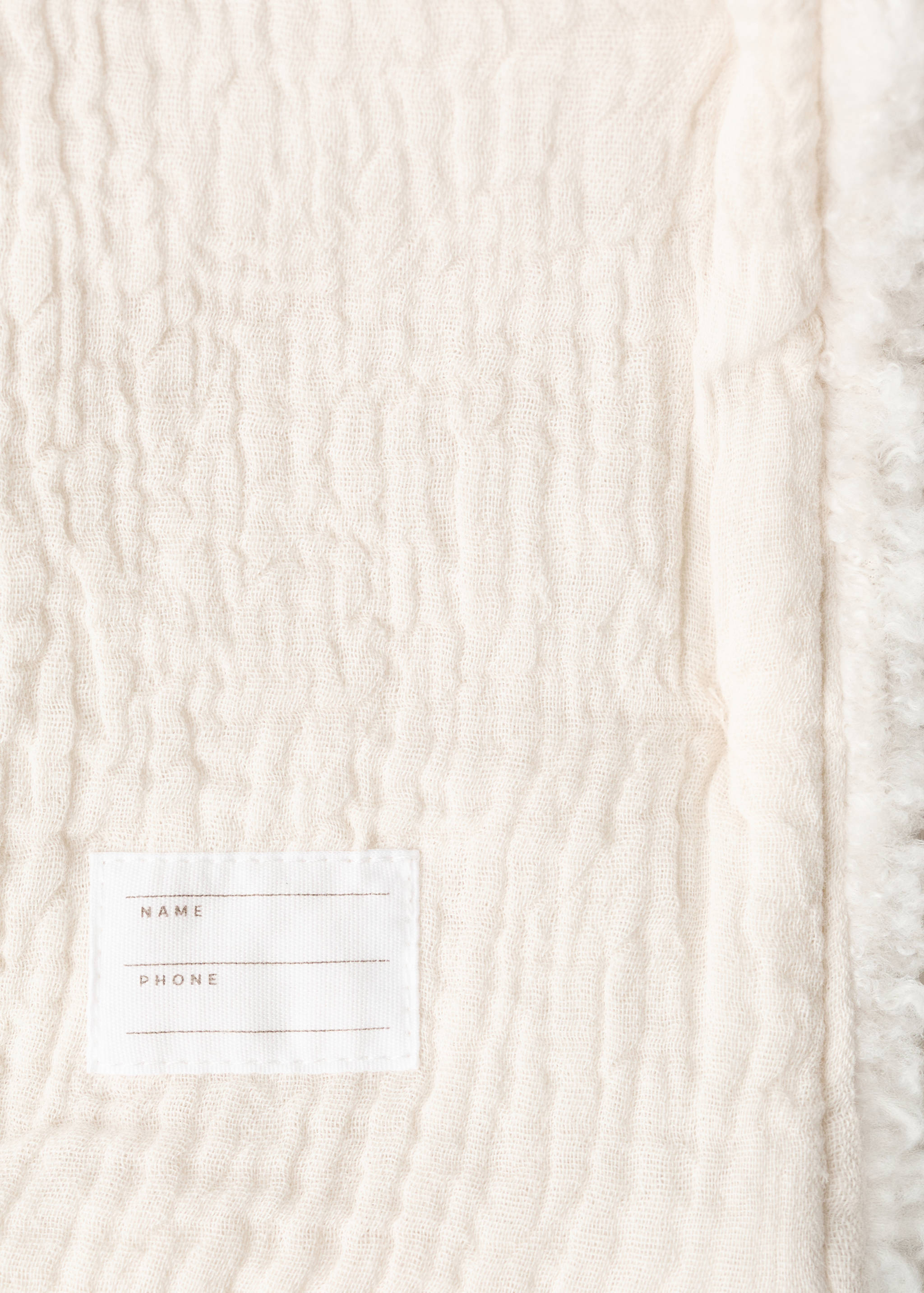 Shearling-effect hooded coat - Details of the article 0