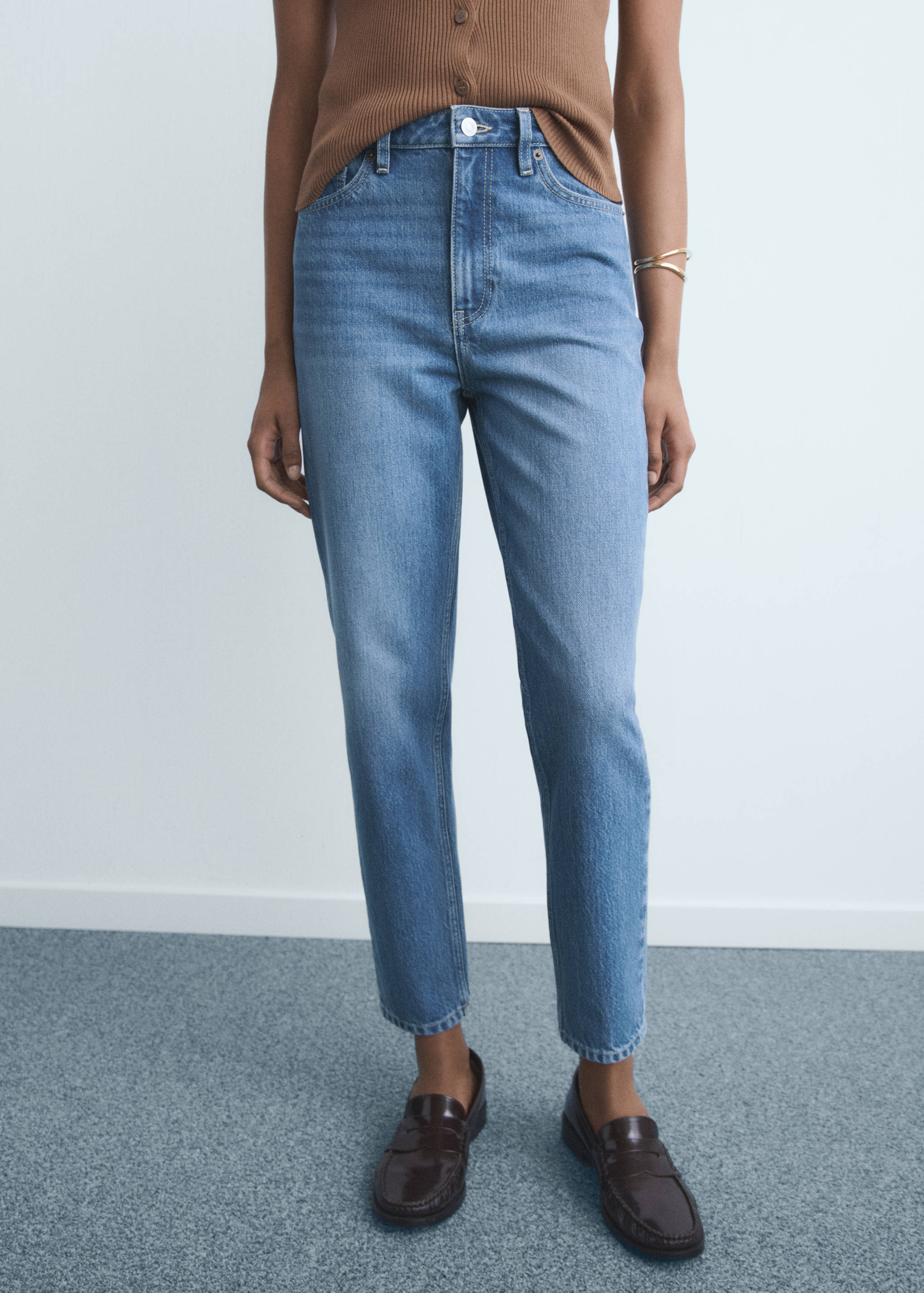 Jean Mom2000 mom taille haute - Plan moyen