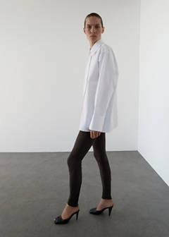 Leggings with zipped hem — Brown 2