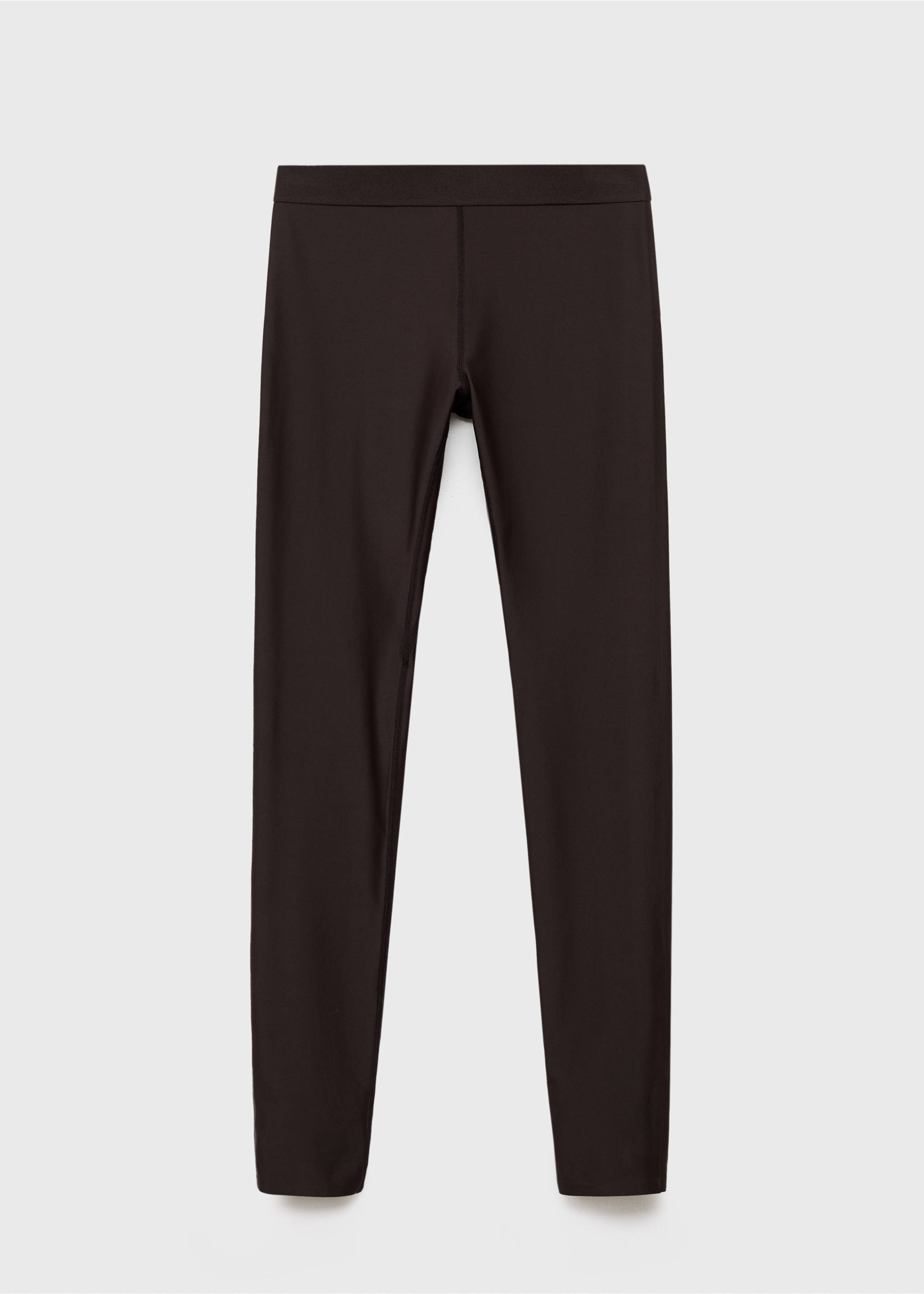 Legging bas zippé - Article sans modèle, Marron. Ref: 17066356-00.