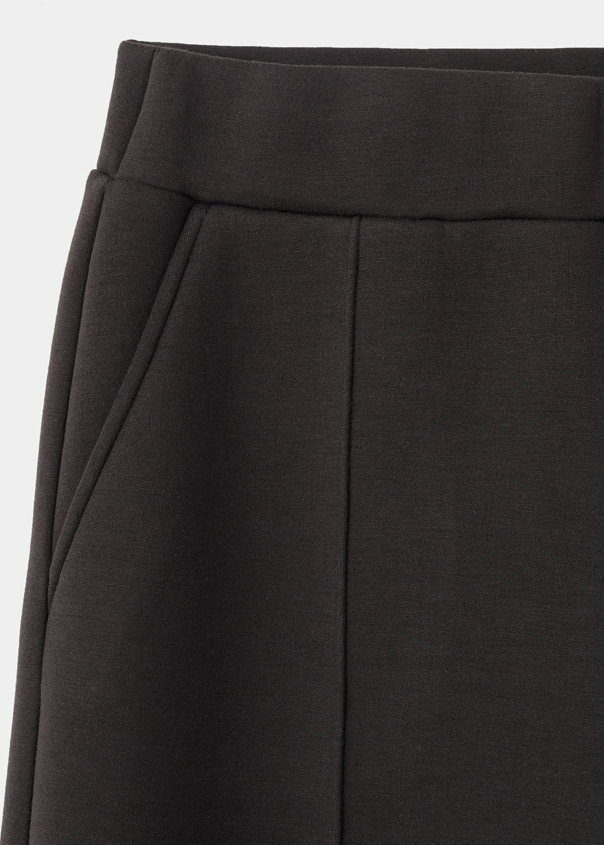 Jogger trousers with seam detail — Brown