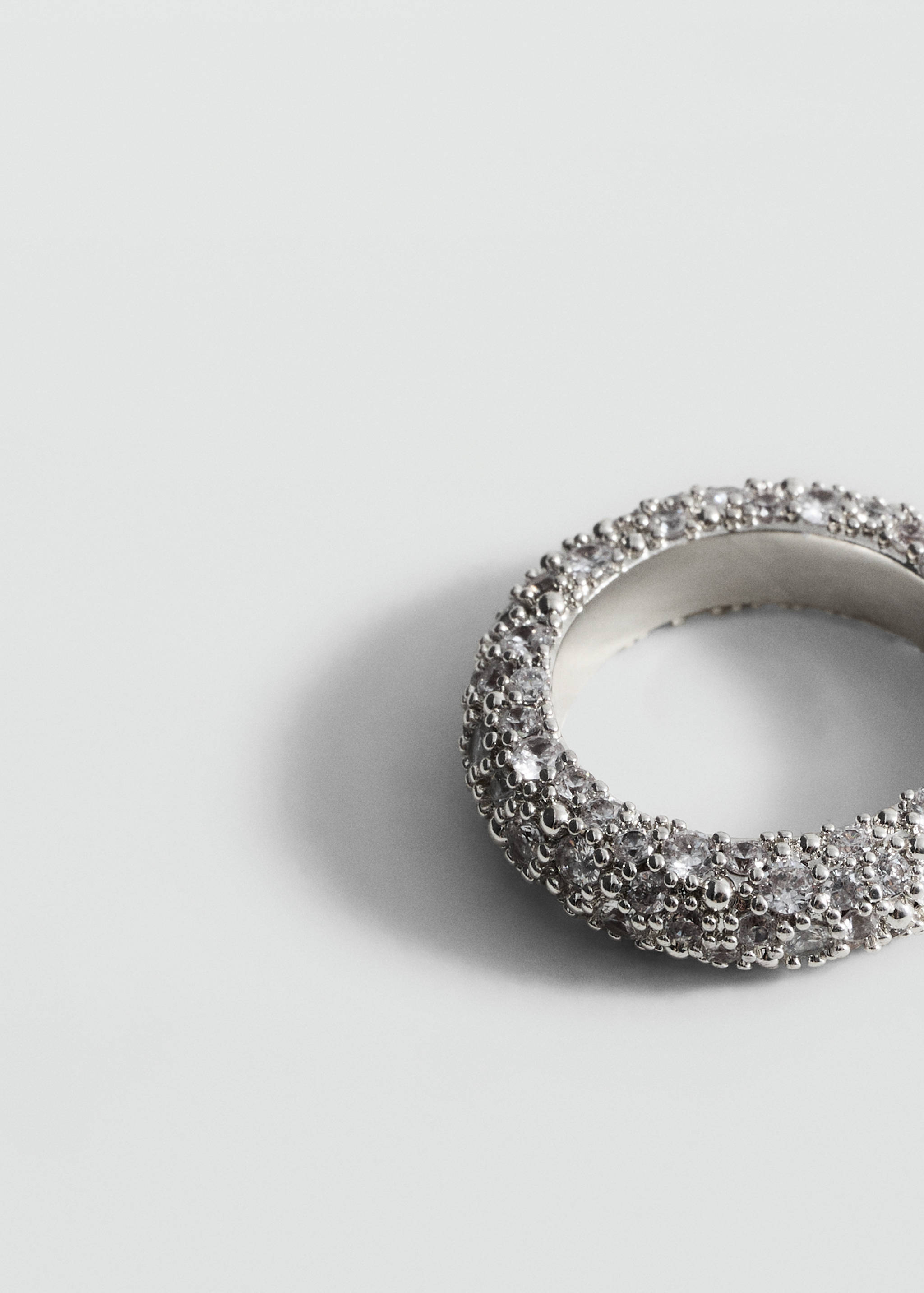 Bague cristaux combinés - Plan moyen