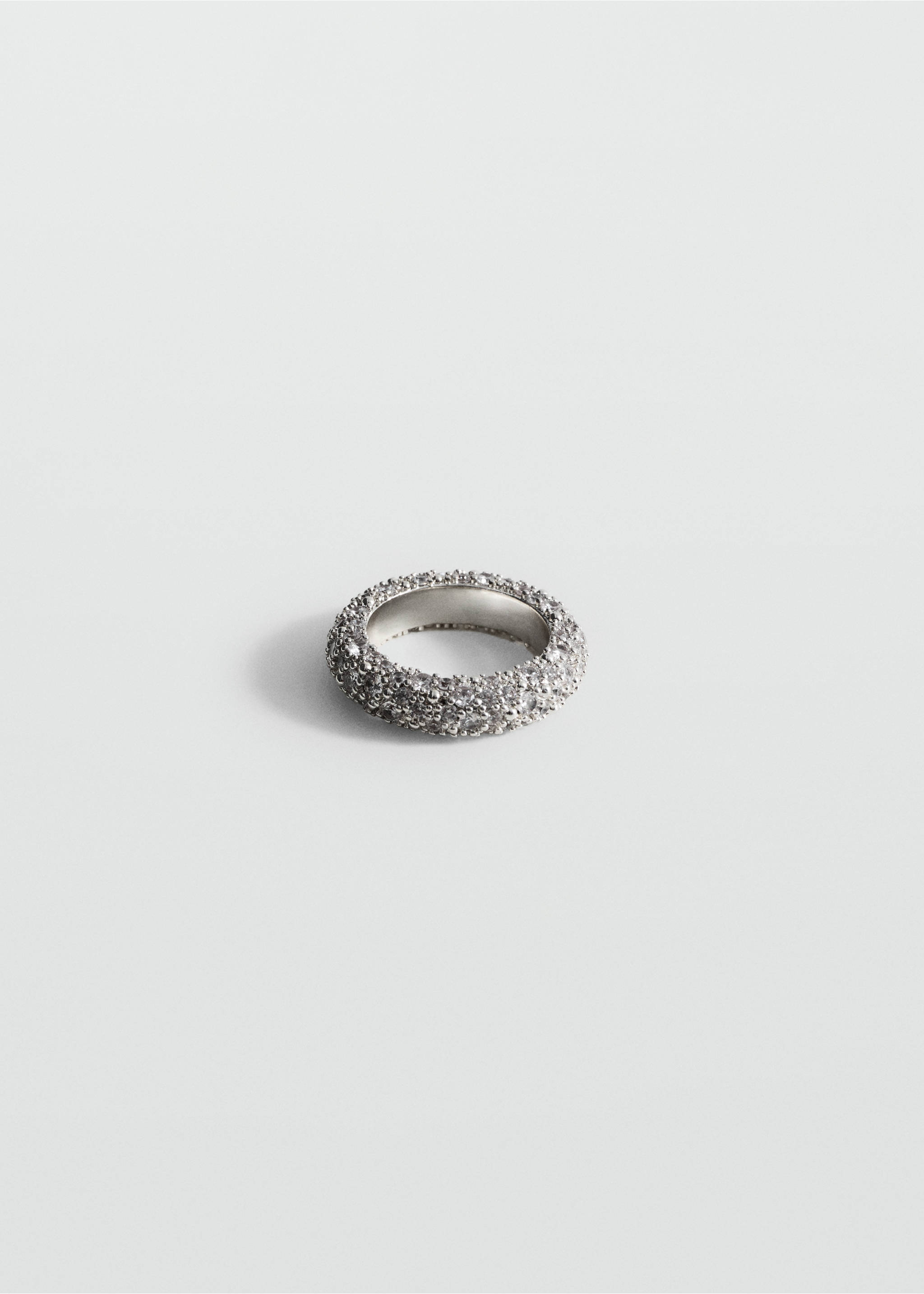 Bague cristaux combinés - Article sans modèle, Argent. Ref: 17066359-00.