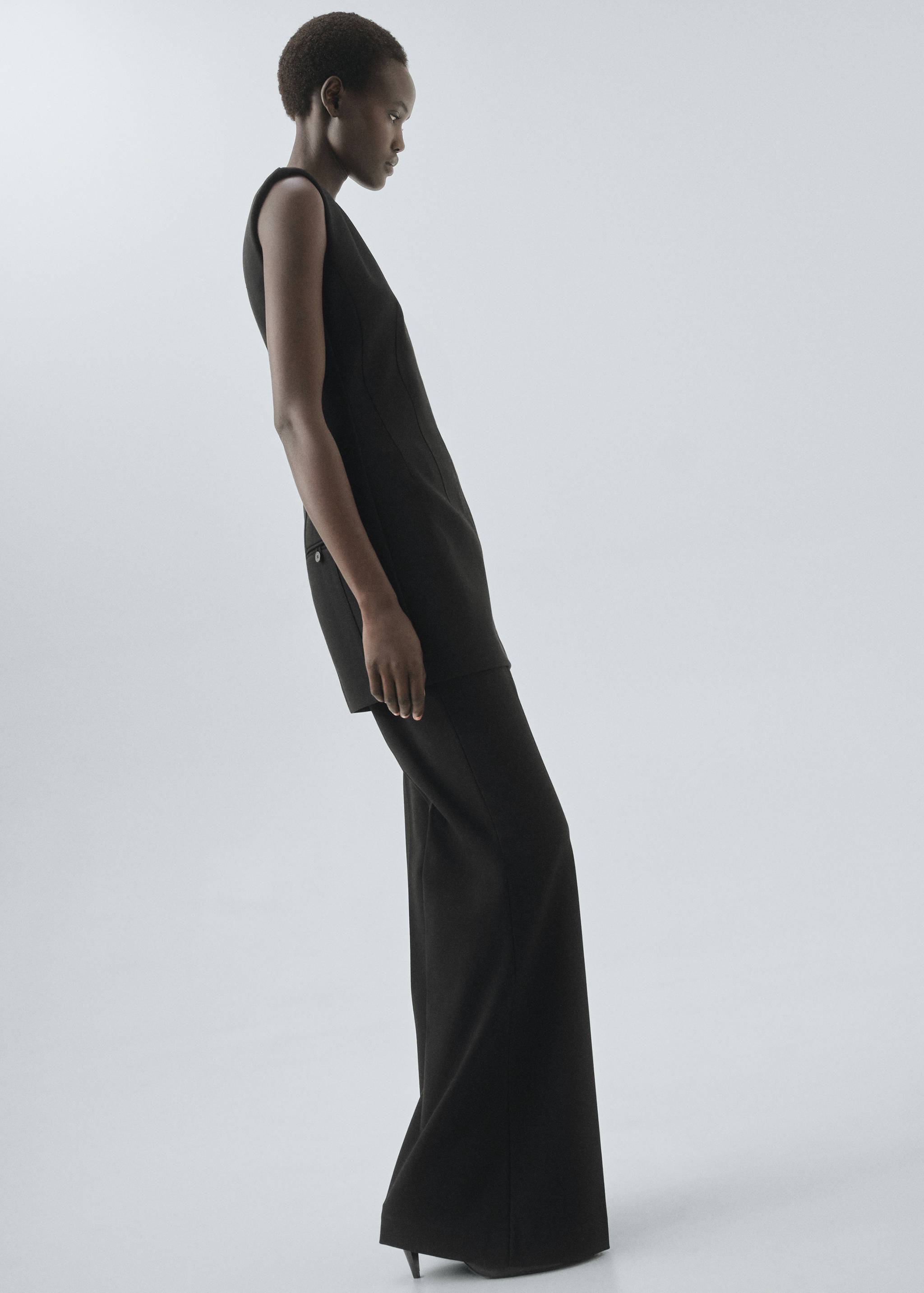 Dress with stitched pocket - Details of the article 6