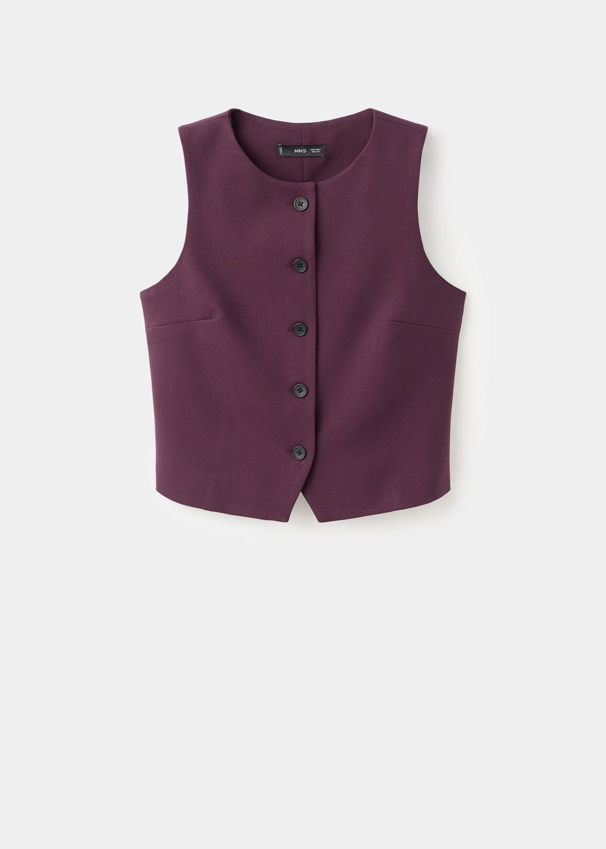 Suit waistcoat with buttons - Article without model