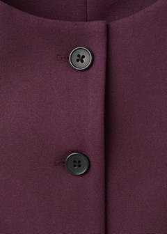 Suit waistcoat with buttons — Maroon 8