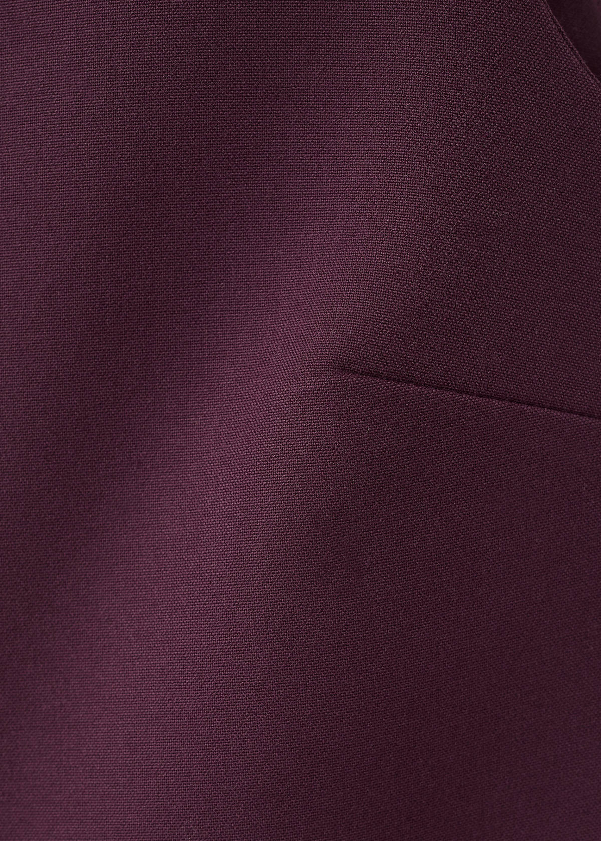 Suit waistcoat with buttons — Maroon
