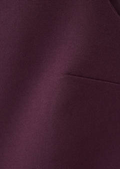 Suit waistcoat with buttons — Maroon 9