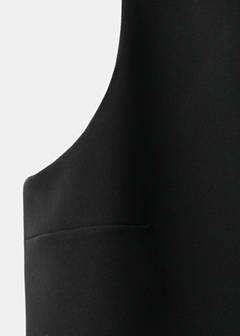 Suit waistcoat with buttons — Black 7