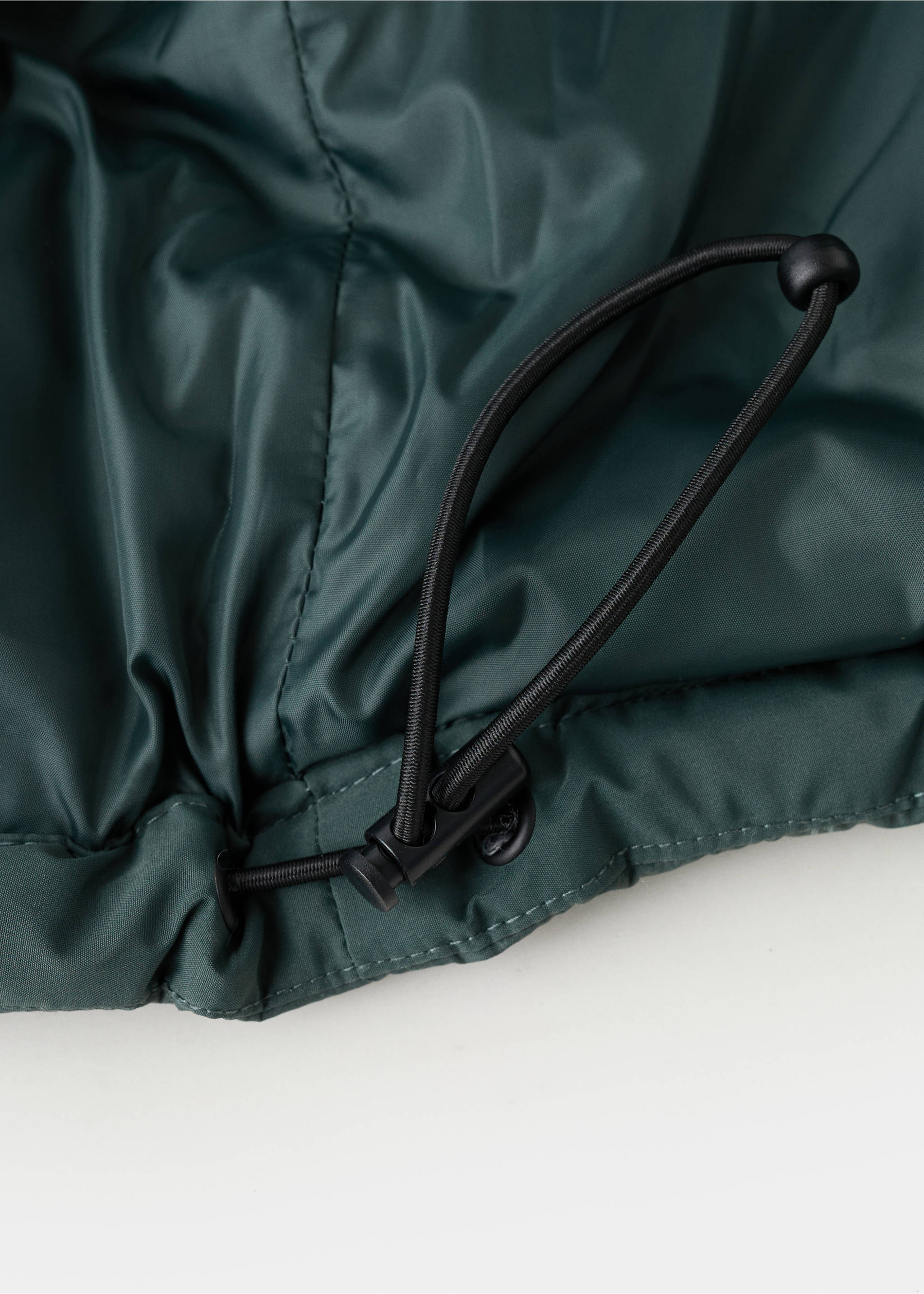 Anorak acolchado capucha - Detalle del artículo 0, Verde pastel. Ref: 17066720-00.