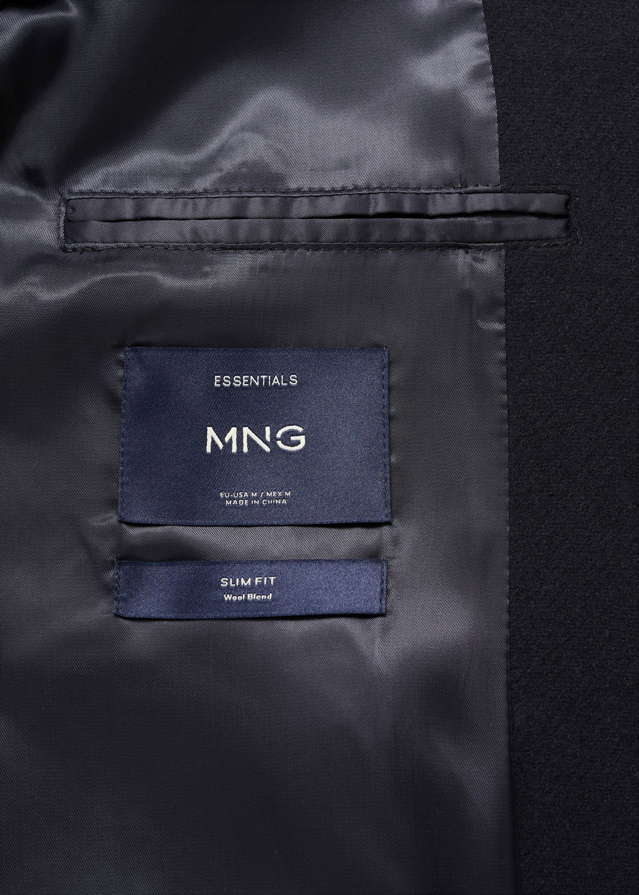 Wool funnel neck coat - Details of the article 0