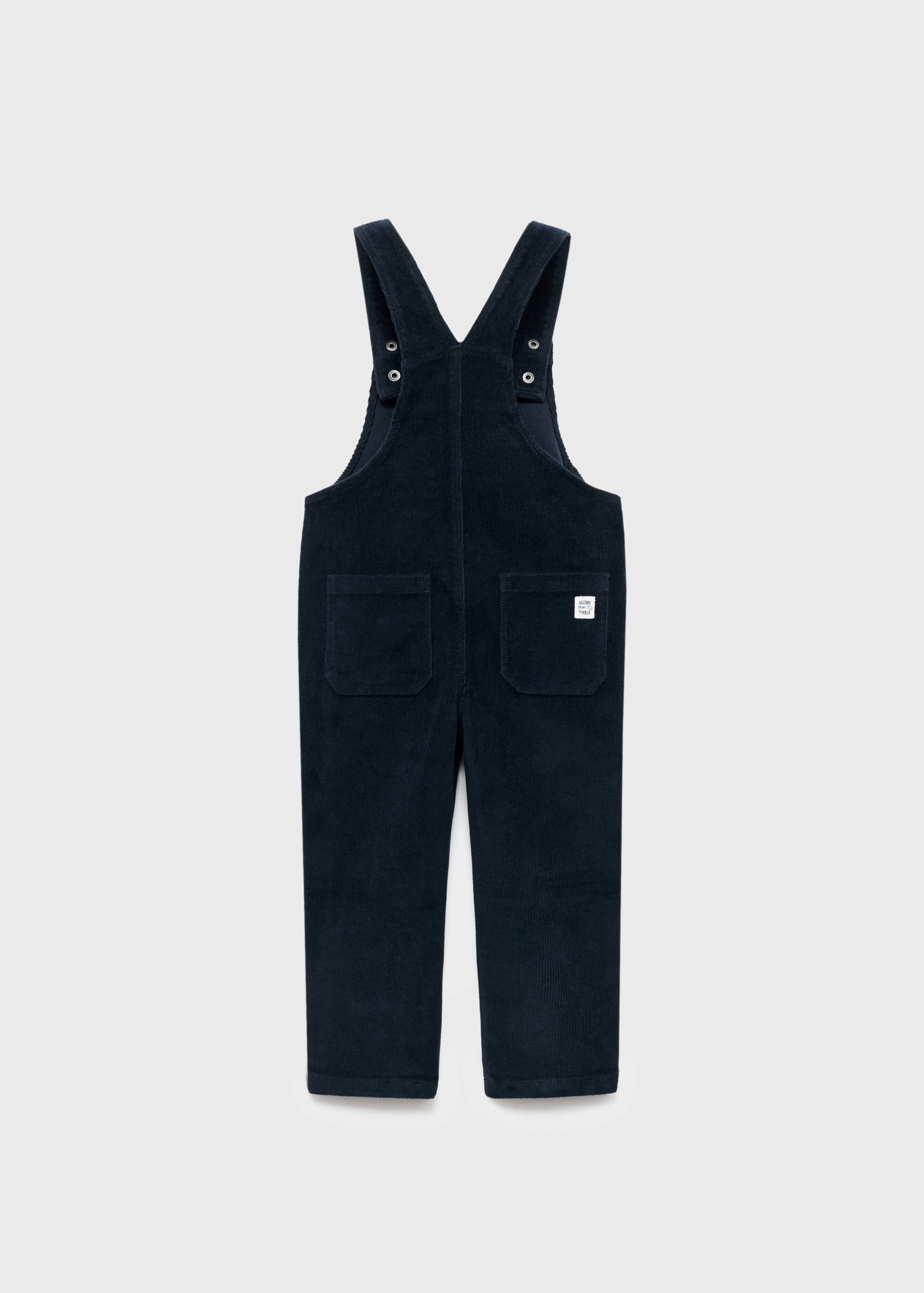 Scamiciato velluto a coste lungo - Retro dell'articolo