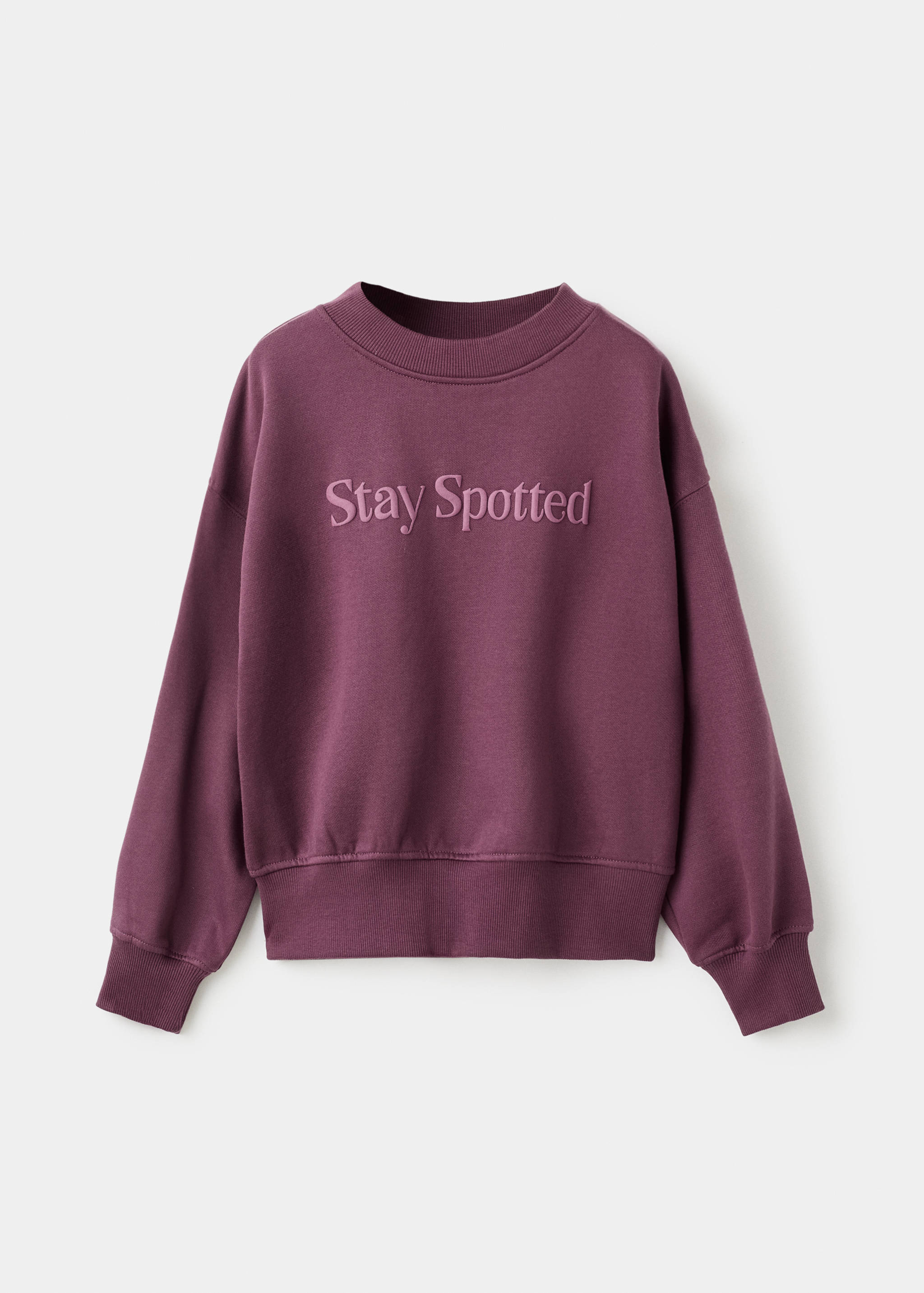 Gemustertes Baumwoll-Sweatshirt - Artikel ohne Model