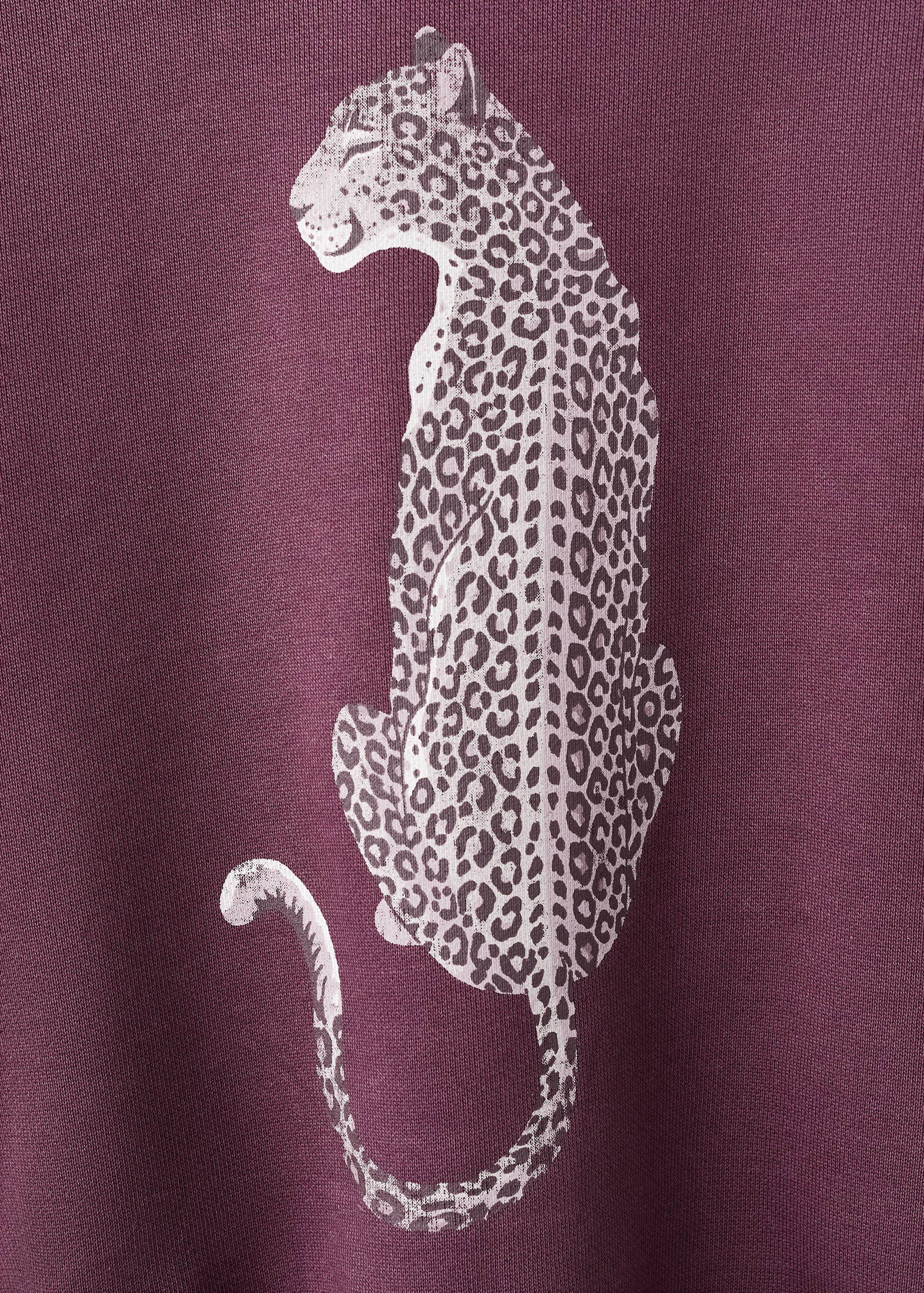 Gemustertes Baumwoll-Sweatshirt - Detail des Artikels 0