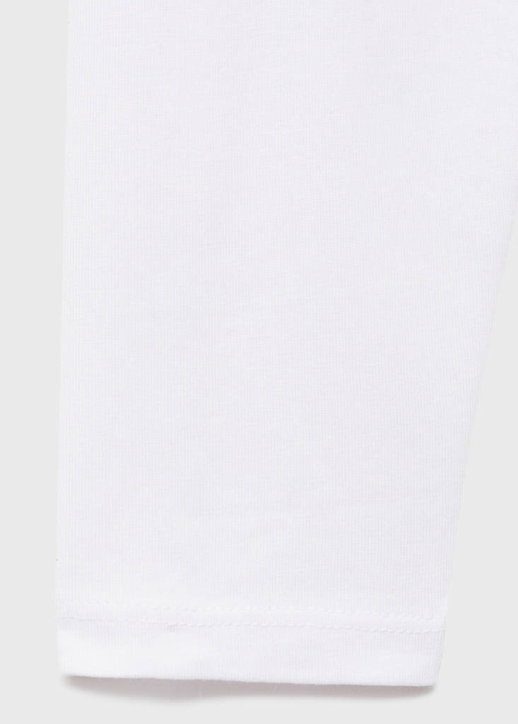 Printed long sleeve t-shirt — White