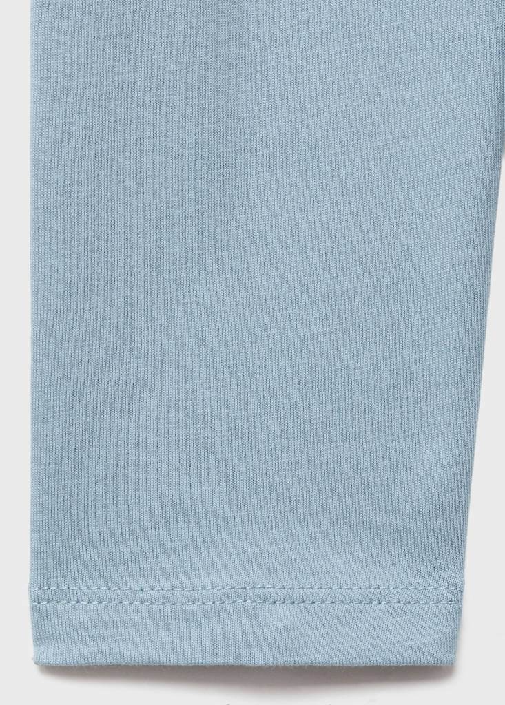 Printed long sleeve t-shirt — Blue
