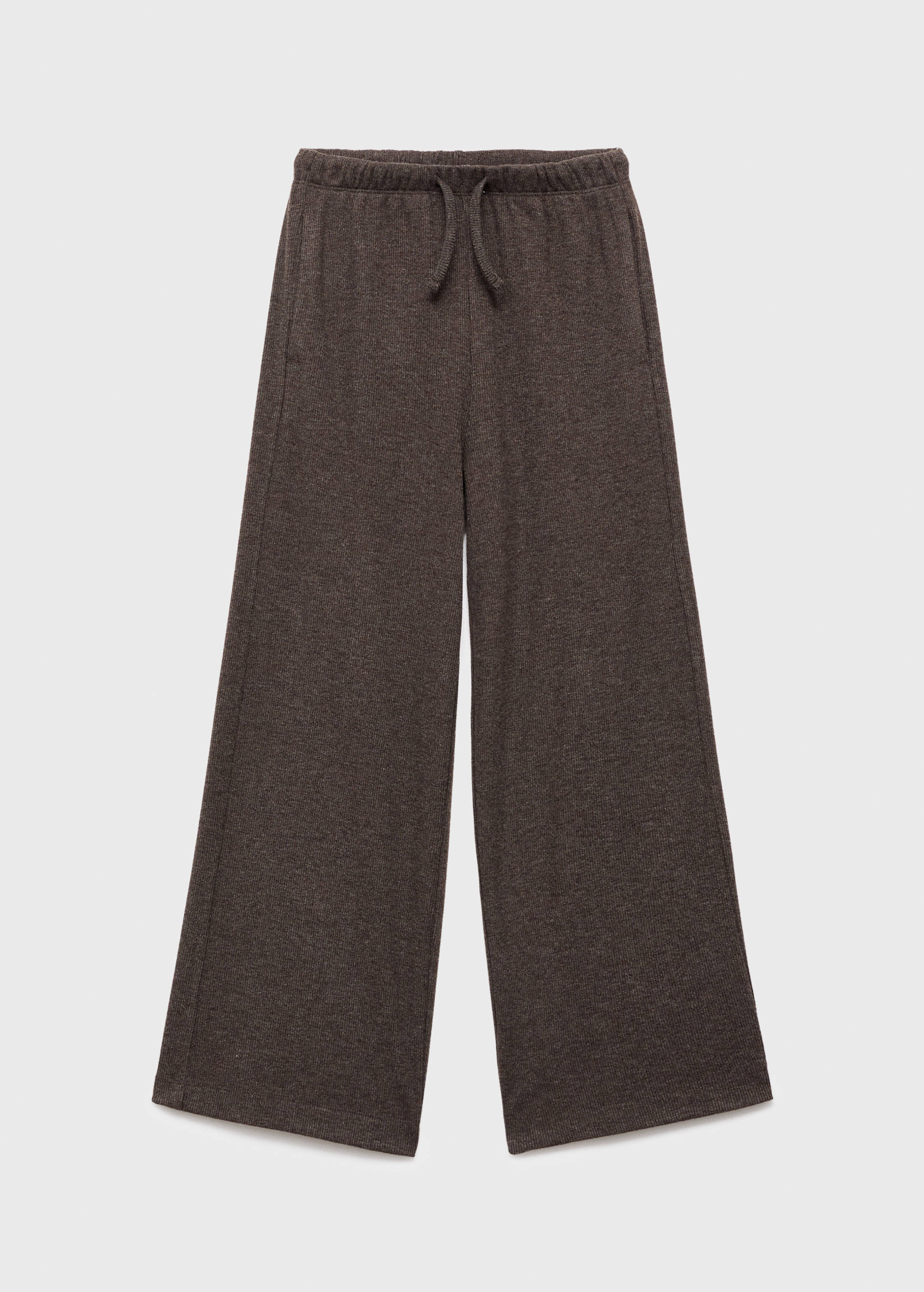 Wide leg knitted trousers - Article without model