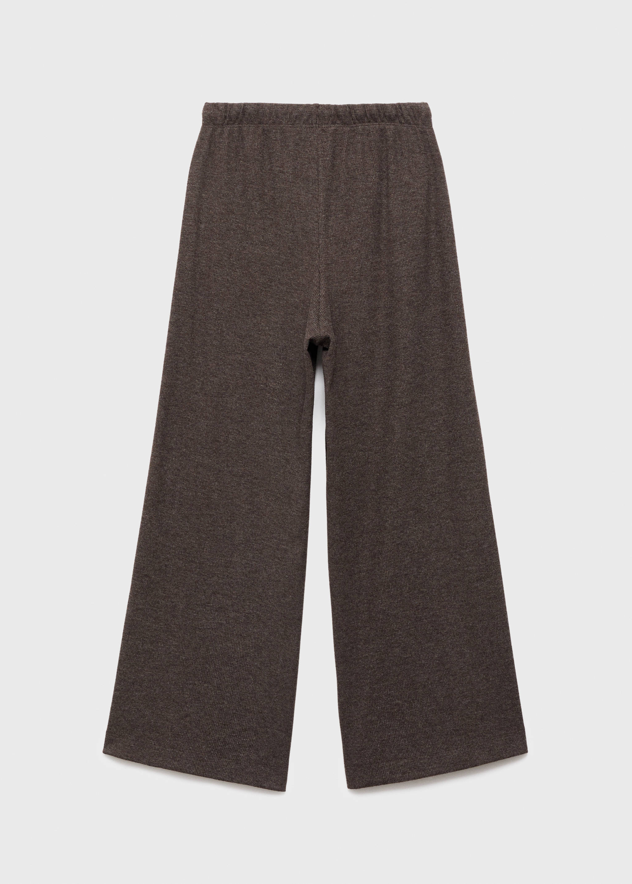 Wide leg knitted trousers - Reverse of the article