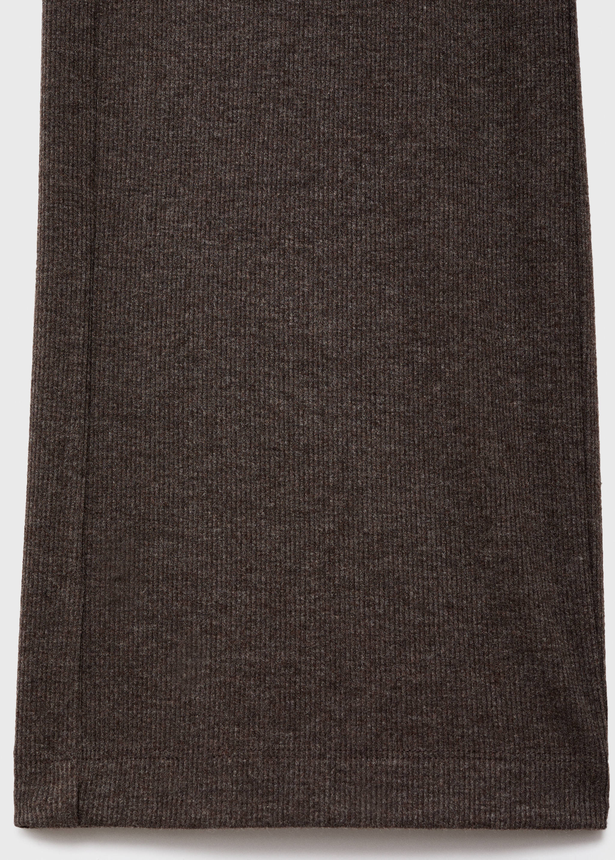 Wide leg knitted trousers - Details of the article 0