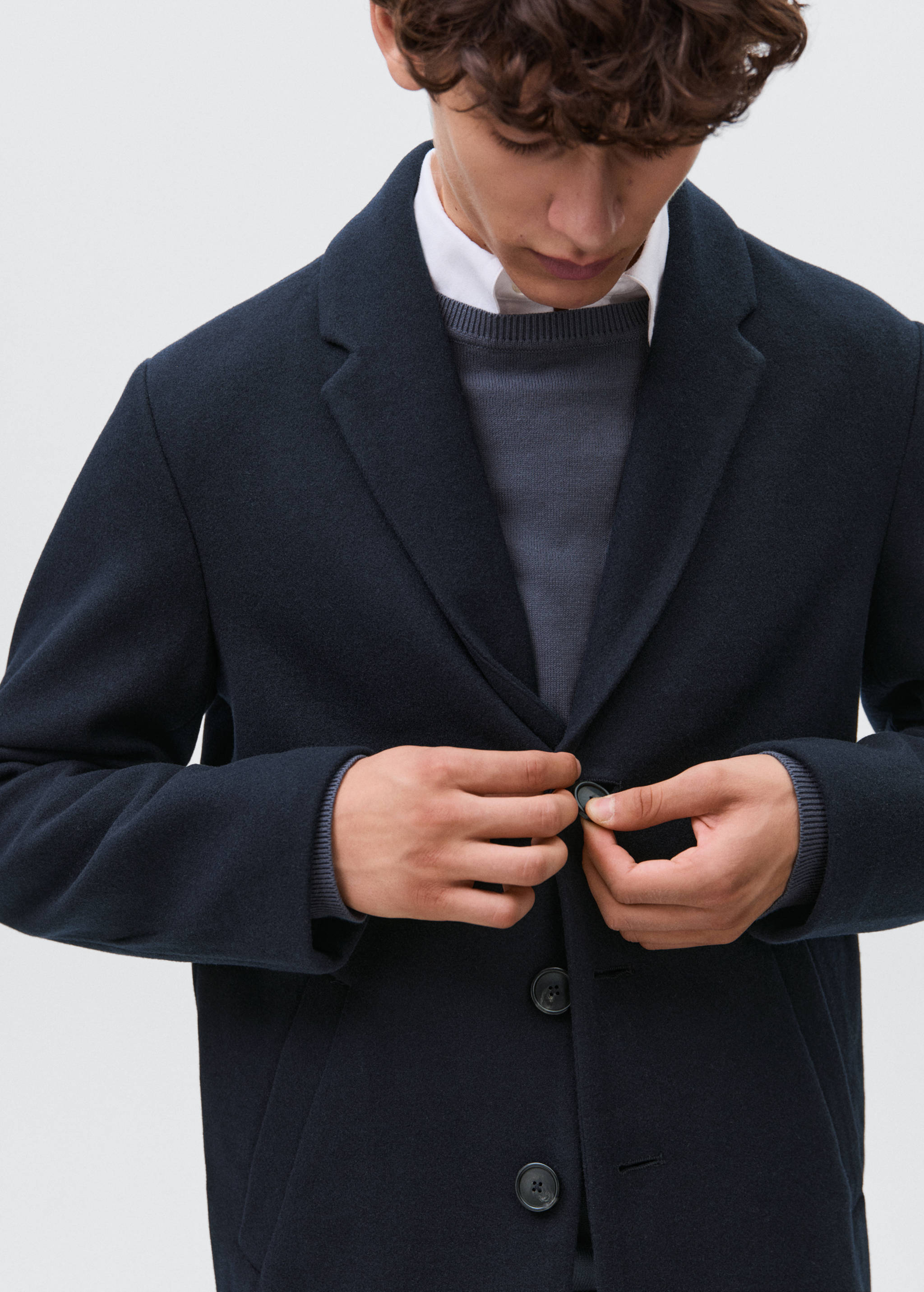 Abrigo paño midi - Detalle del artículo 6
