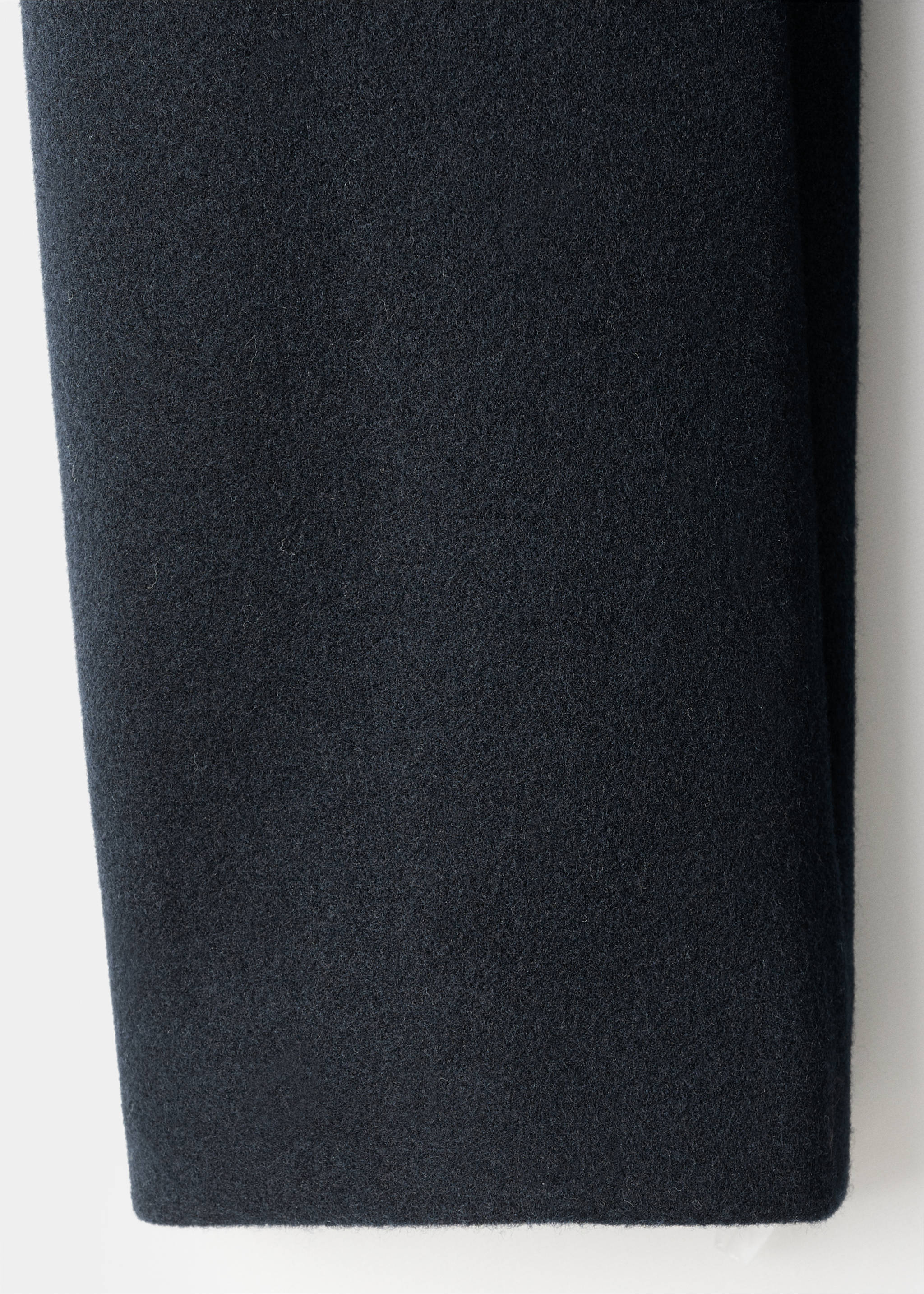 Abrigo paño midi - Detalle del artículo 0, Azul marino. Ref: 17066730-00.