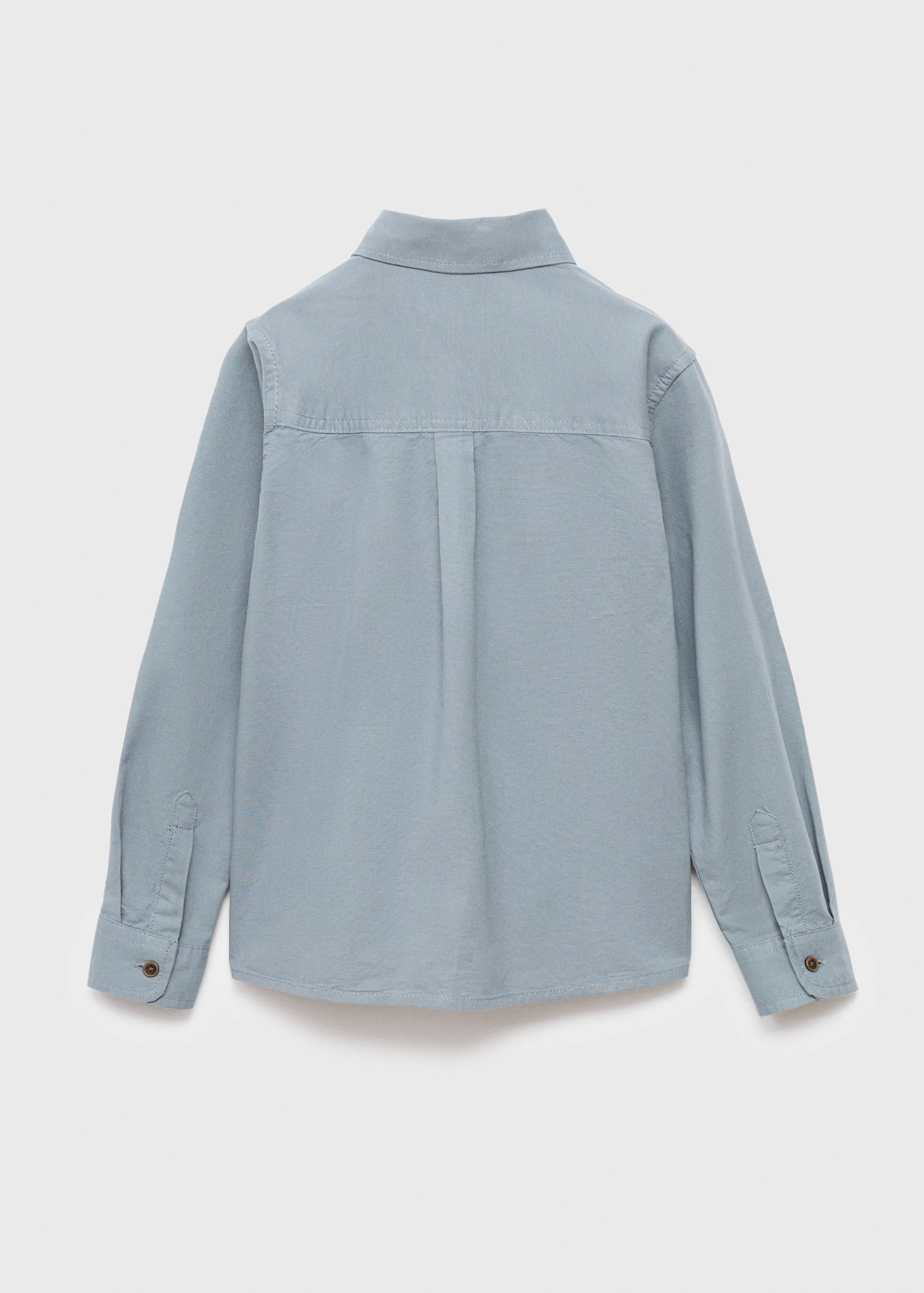 Хлопковая рубашка - Обратная сторона изделия