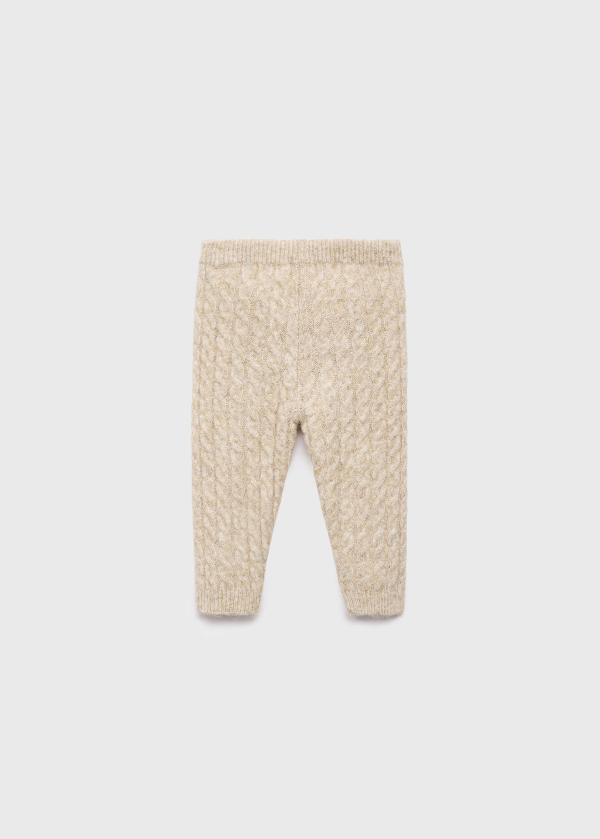 Knitted leggings - Reverse of the article